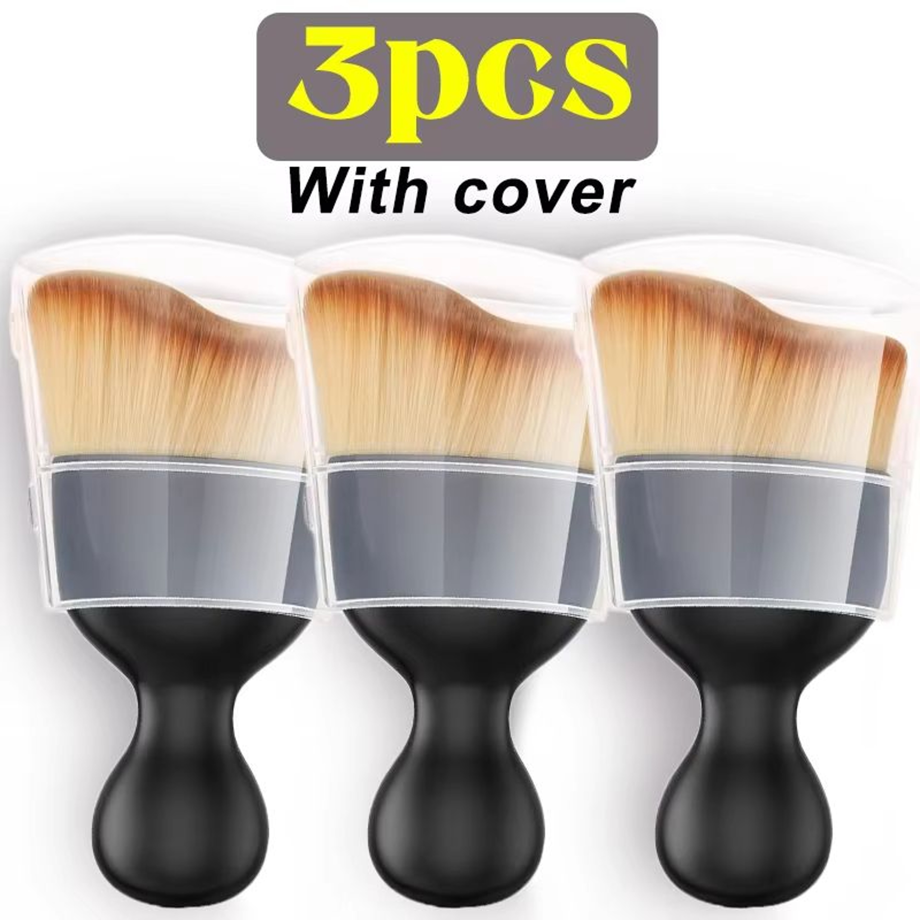 Car Interior Nano Cleaning Brush Set With Thick Soft Fur And Protective Covers 8
