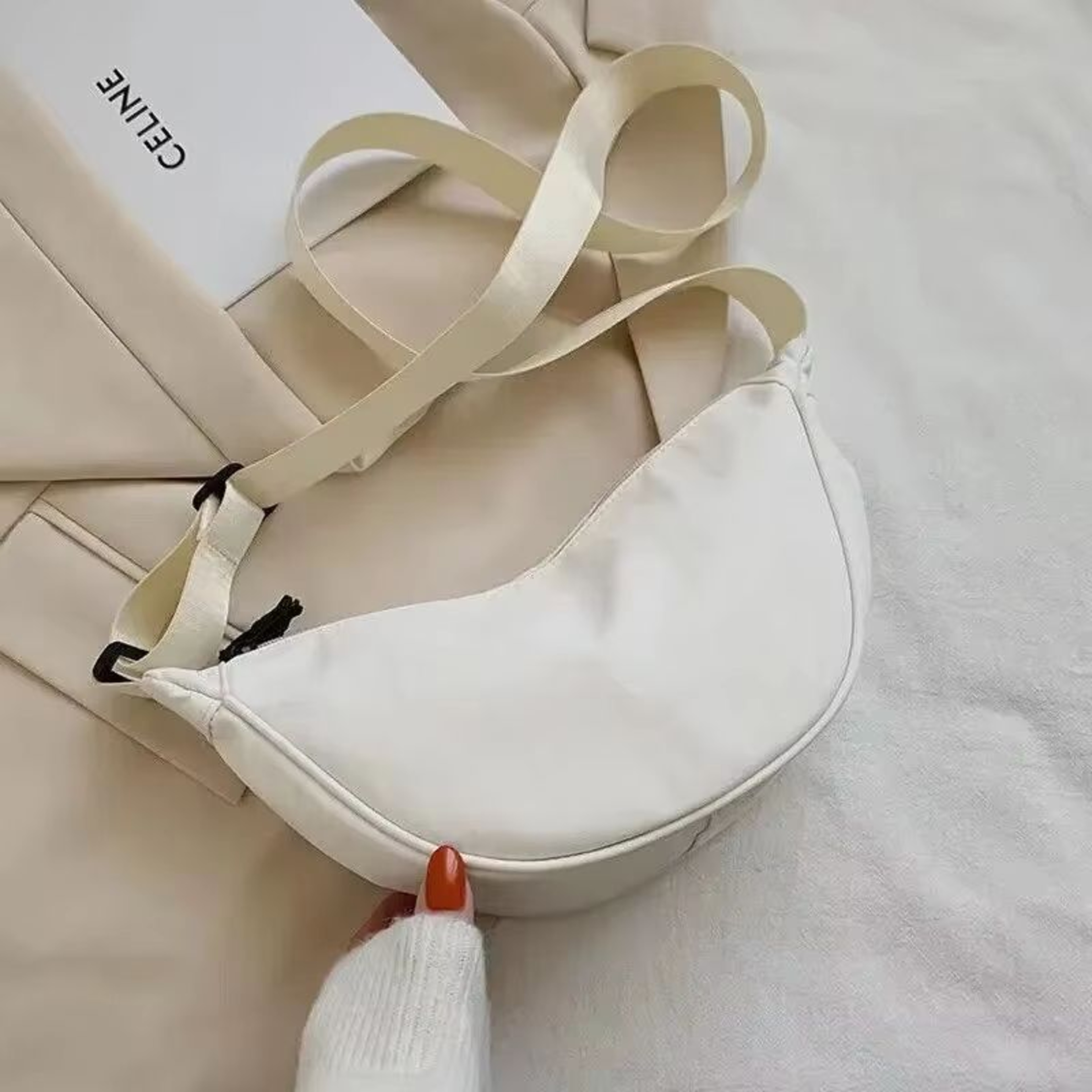 Compact PU Leather Crossbody Shoulder Bag For Women Classic Small Handbag 6