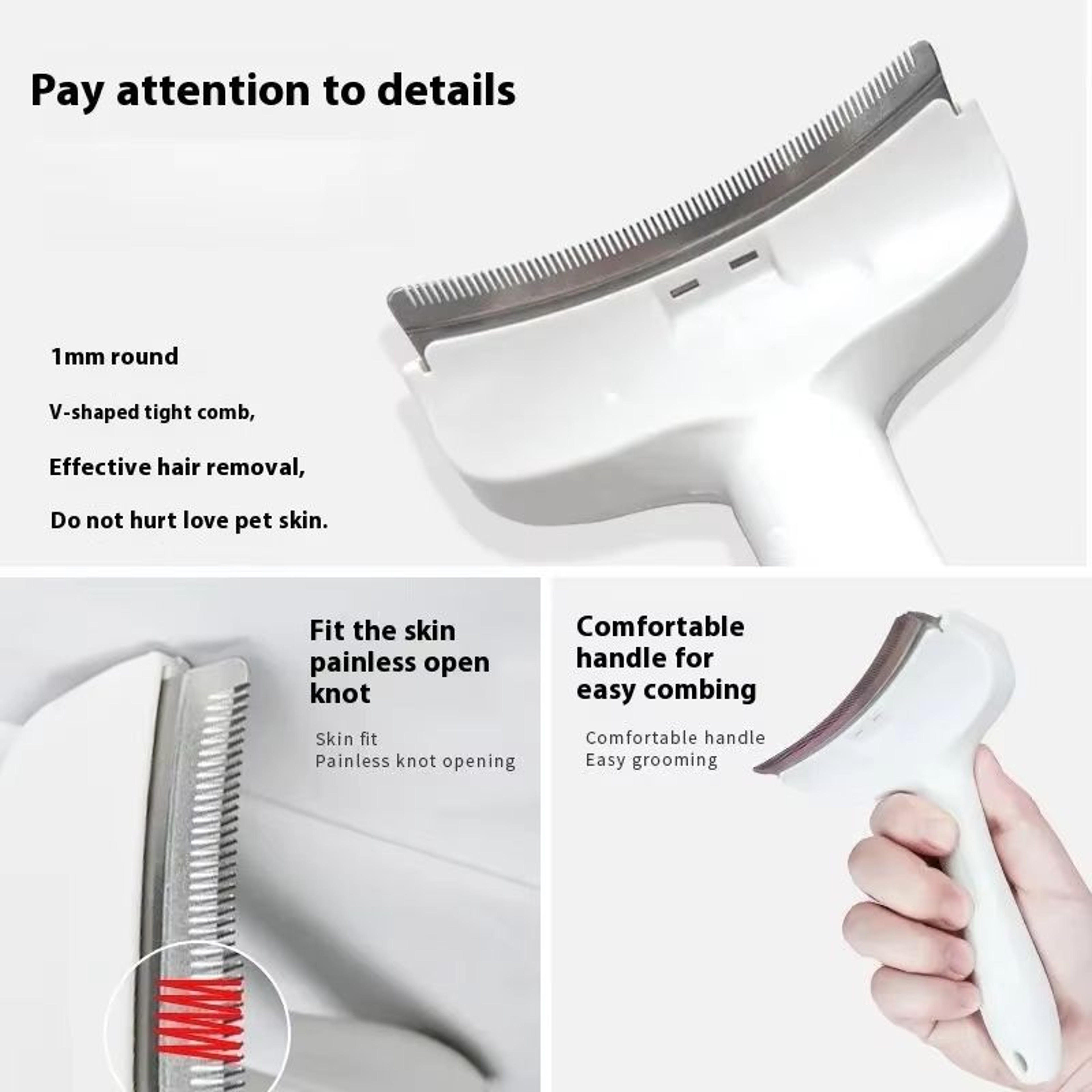 Slicker Undercoat Deshedding Brush And Dematting Tool For Dogs And Cats 4