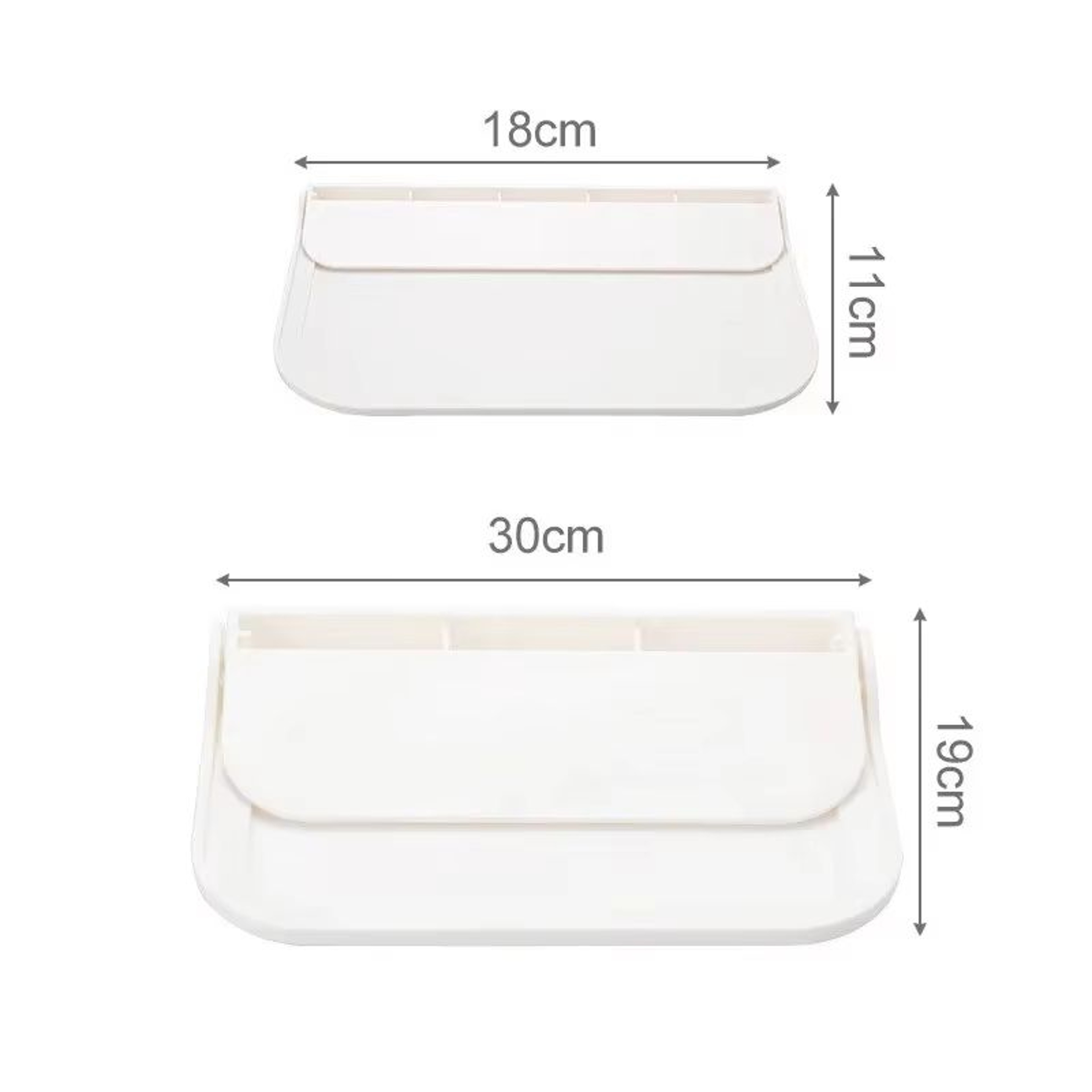 Folding Wall Mounted Storage Shelf Tray With PunchFree Installation And Phone Holder 5