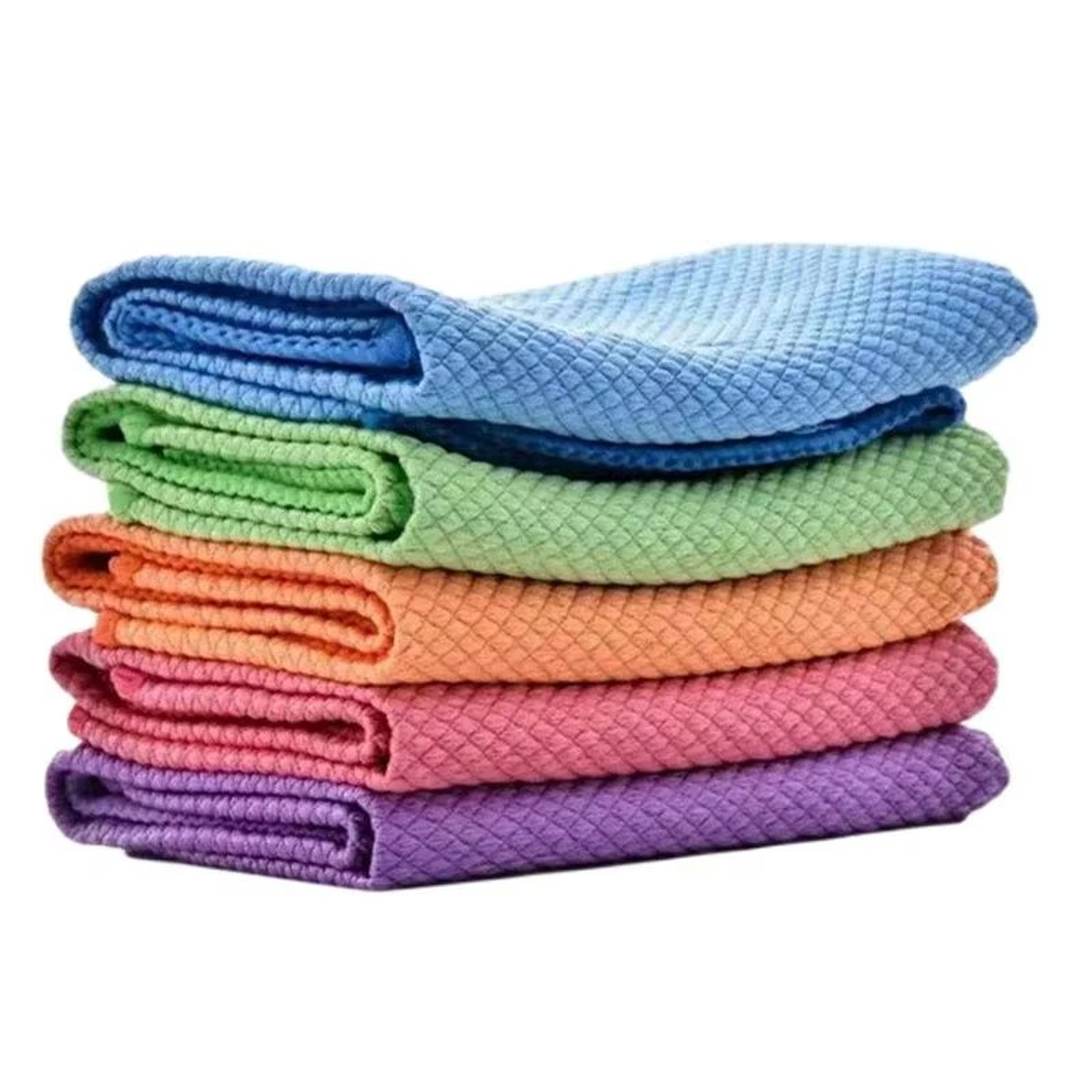 Microfiber Super Absorbent Cleaning Cloths For Kitchen Glass And Household 0