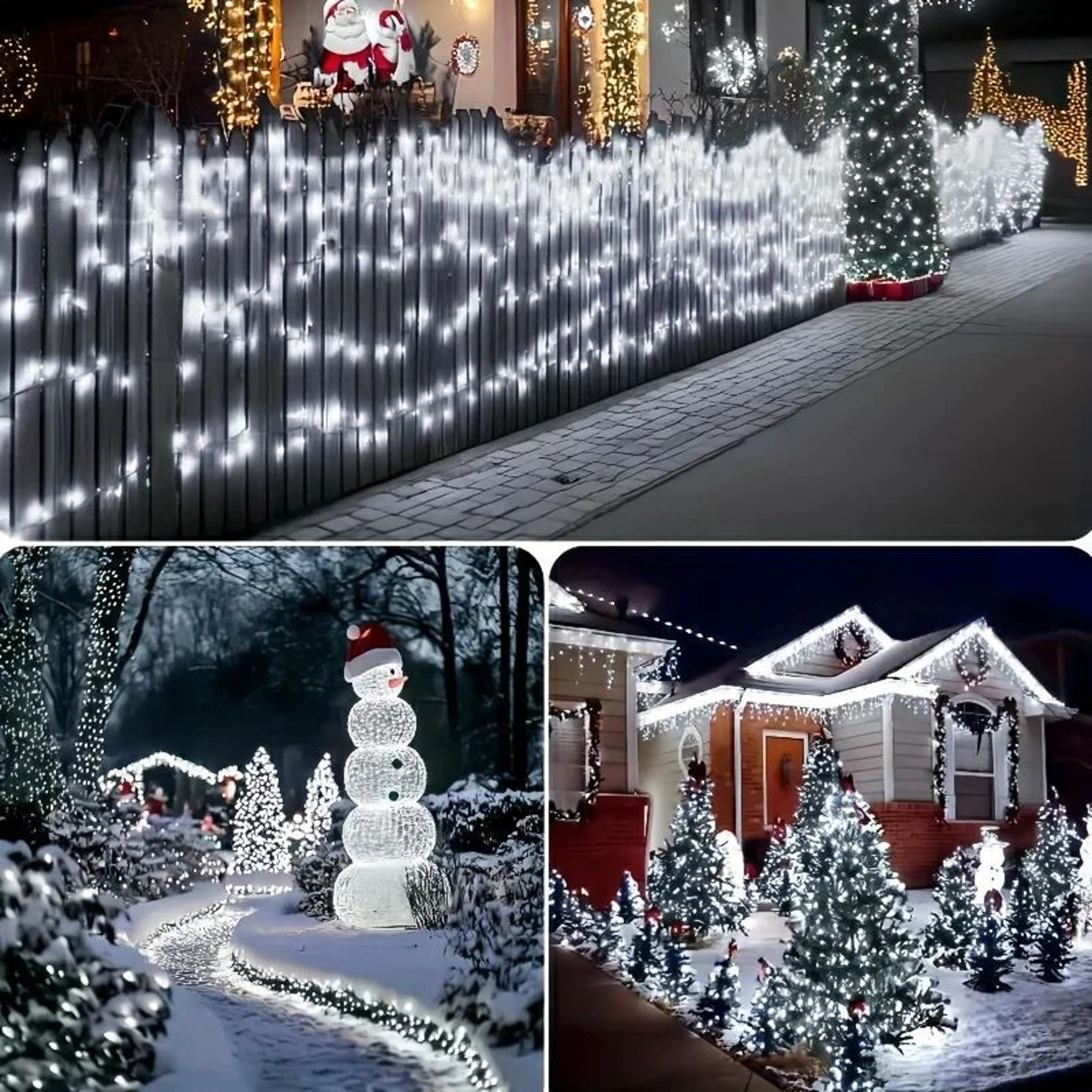 Solar LED Starry Sky String Lights With 8 Lighting Modes For Outdoor Garden Yard Party 5