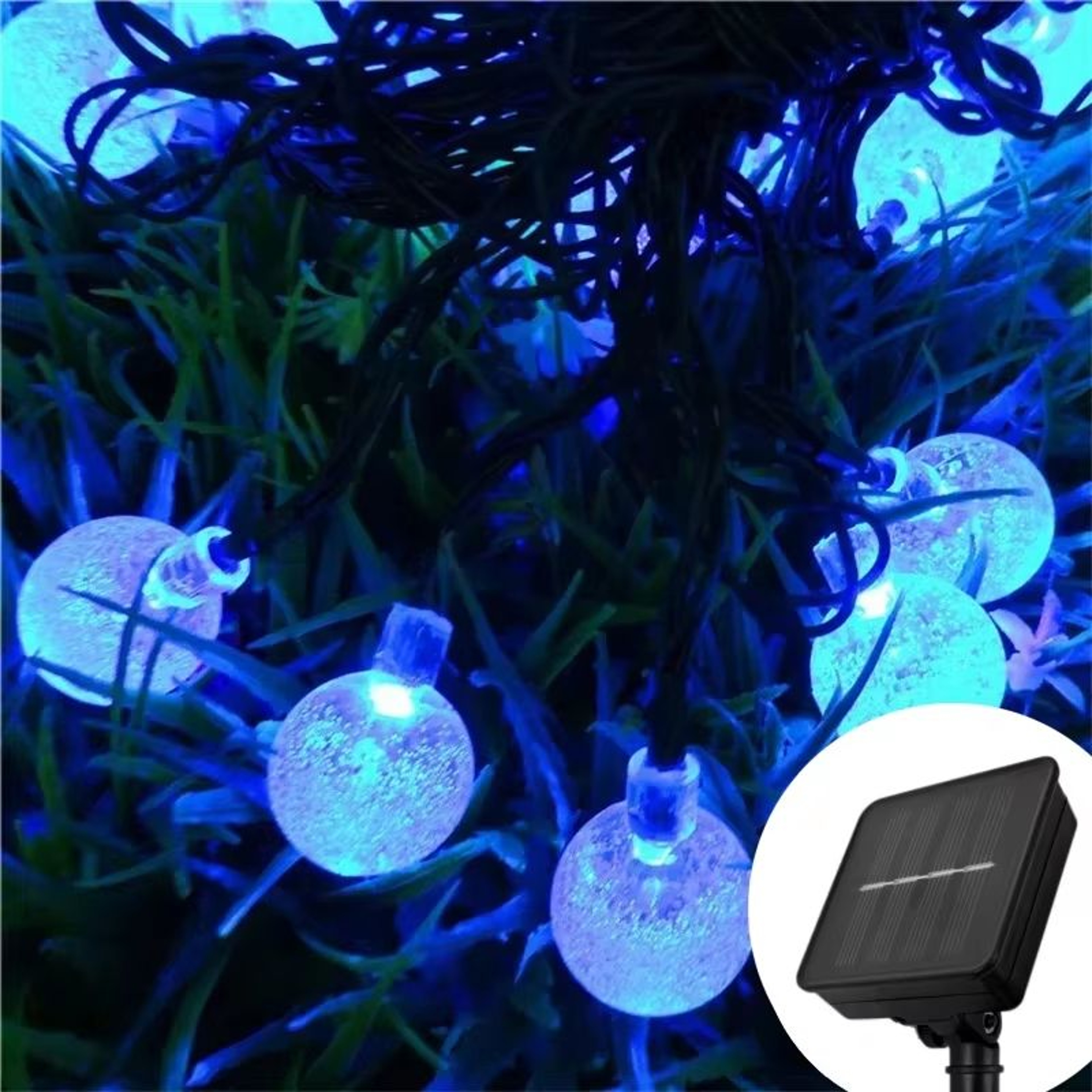 Outdoor Solar Bubble Ball LED String Lights Waterproof Garden Yard Party Decor 6