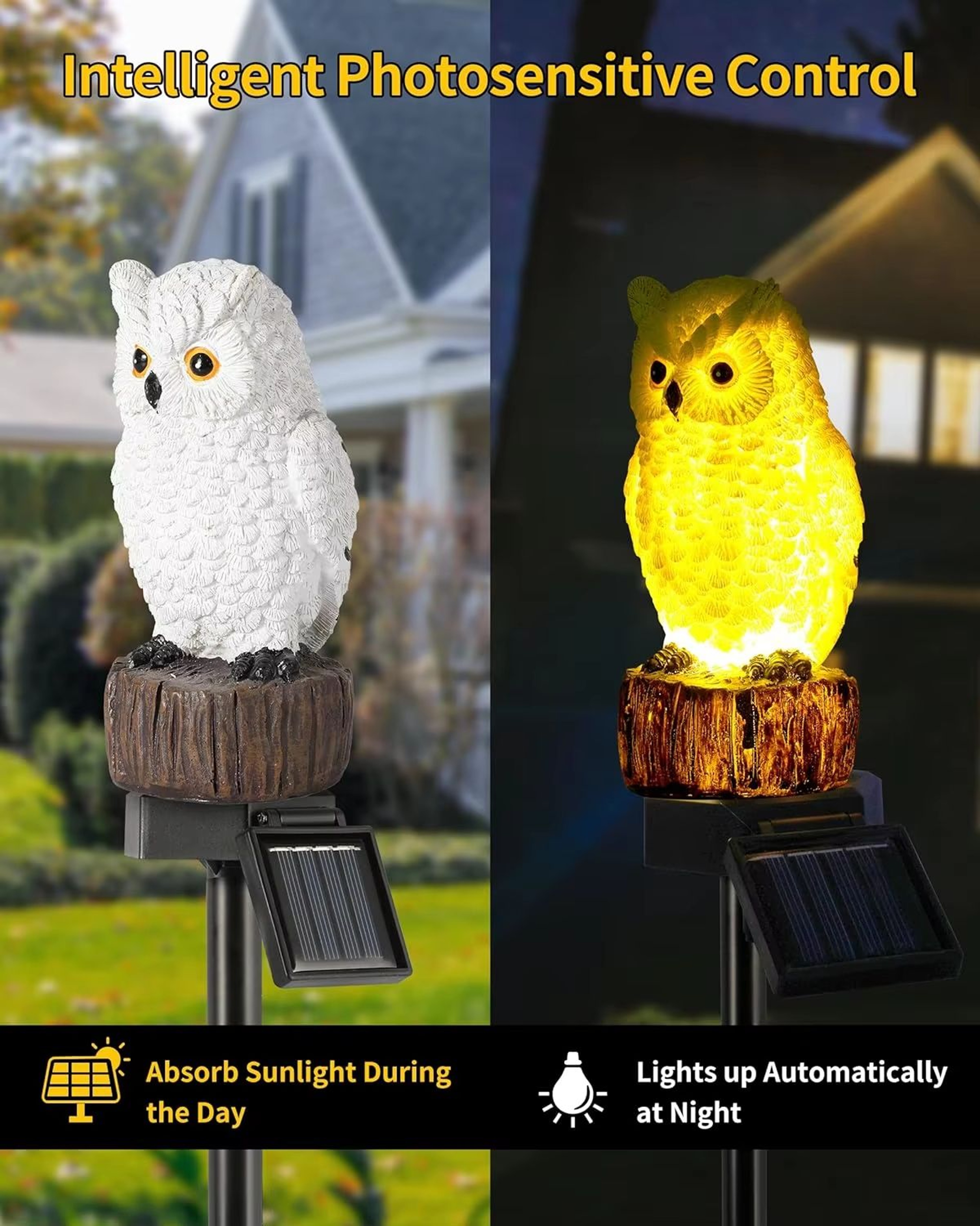 Solar Decorative Animal Garden Lights Waterproof Outdoor Figurine Lawn Lights 3