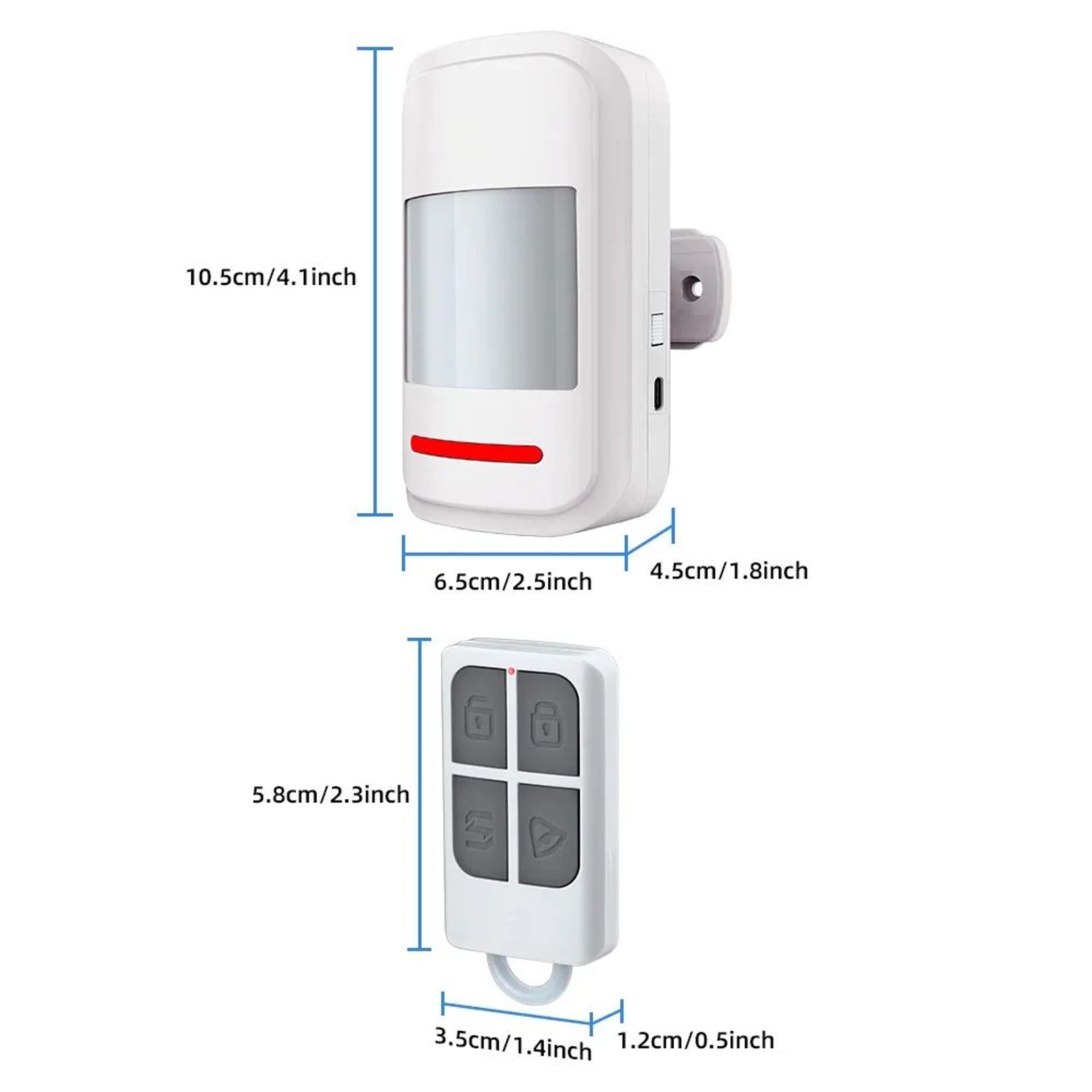 HighSensitivity PIR Motion Sensor Alarm With 120dB Siren And Remote Control 4
