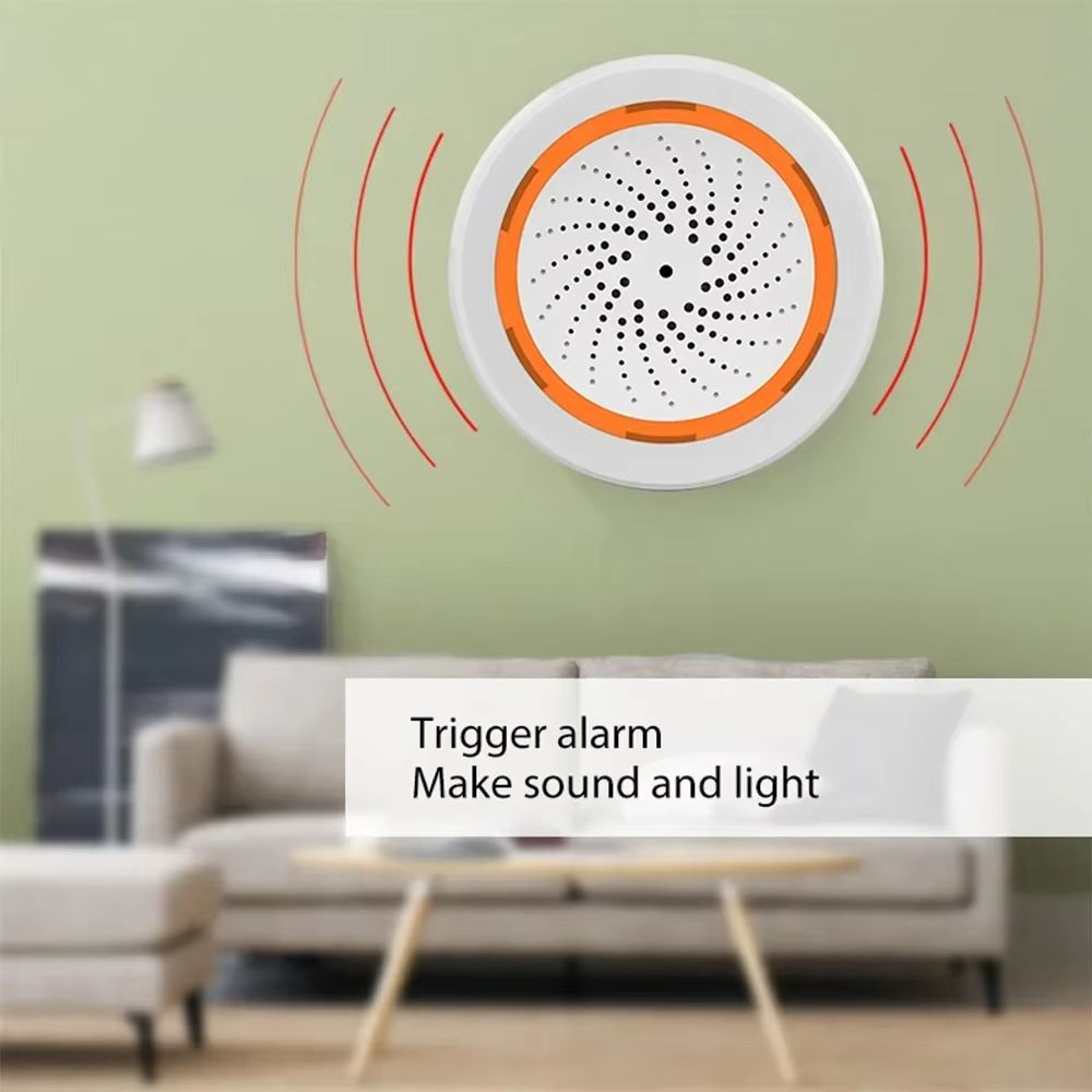 Tuya Zigbee Smart Siren Alarm With 90dB Sound And Light Alert 2