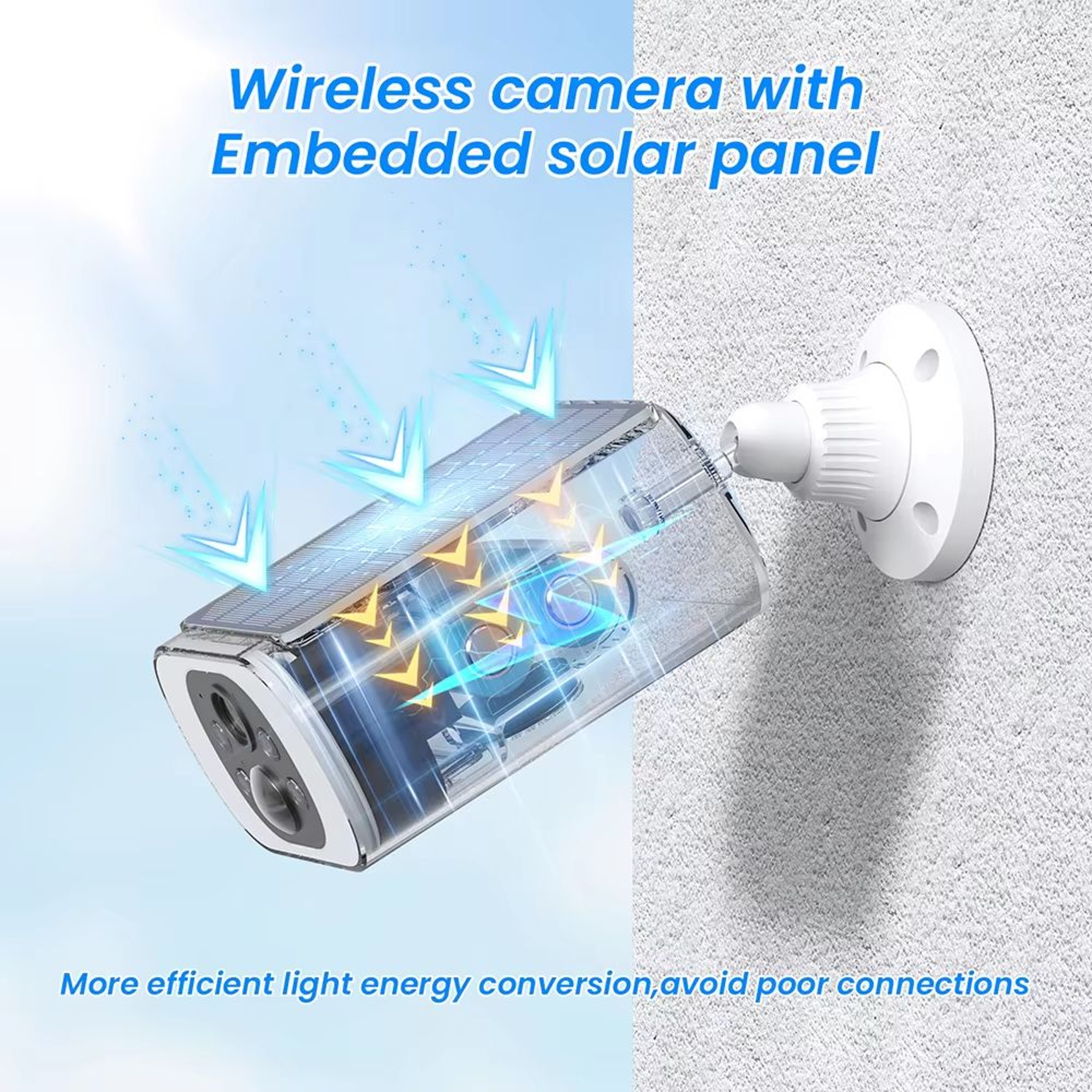 ANRAN 2K Solar Outdoor WiFi Security Camera With Floodlights And Color Night Vision 1