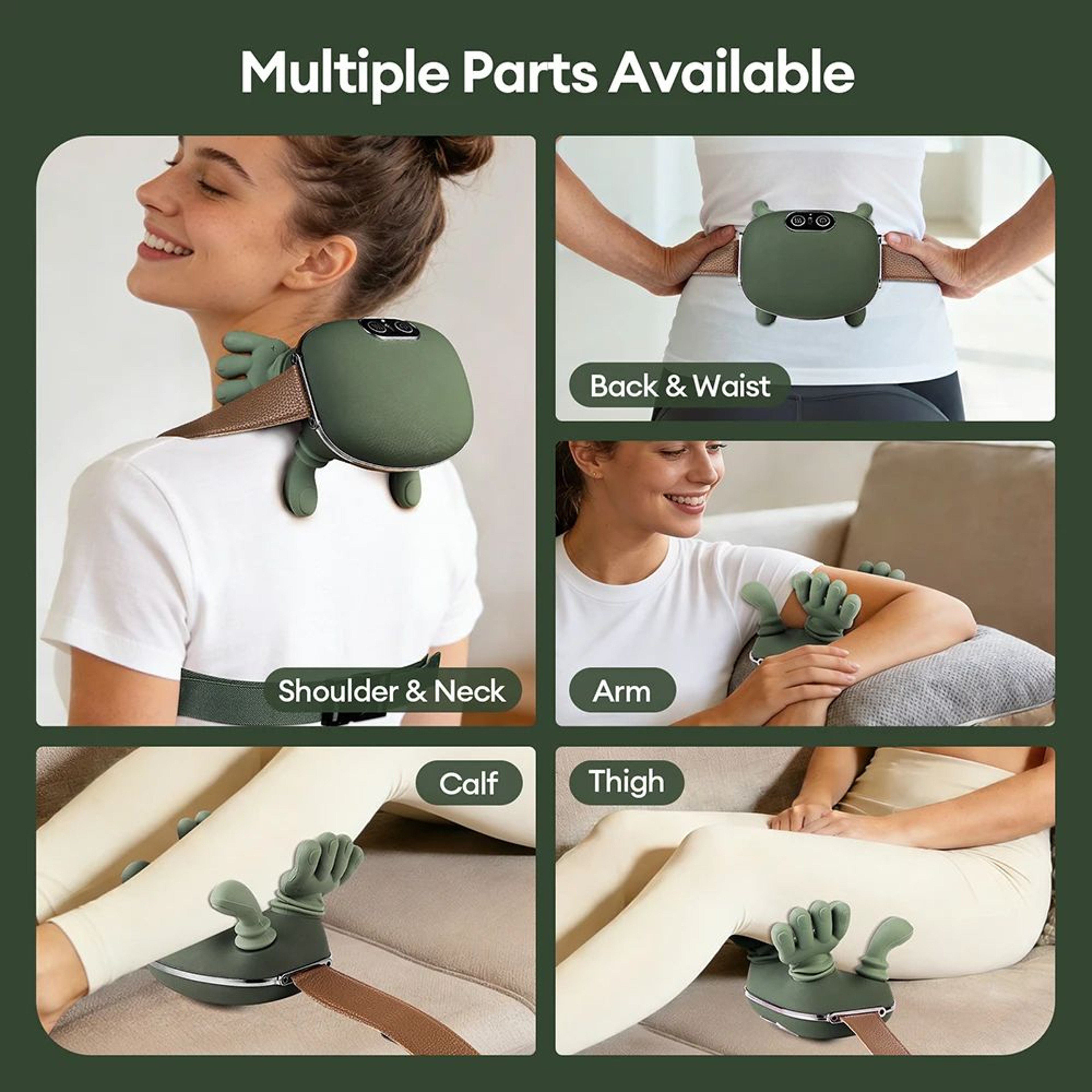Bionic Finger Wireless Neck Massager With 4D Kneading And Brushless Motor Heat Shawl 1
