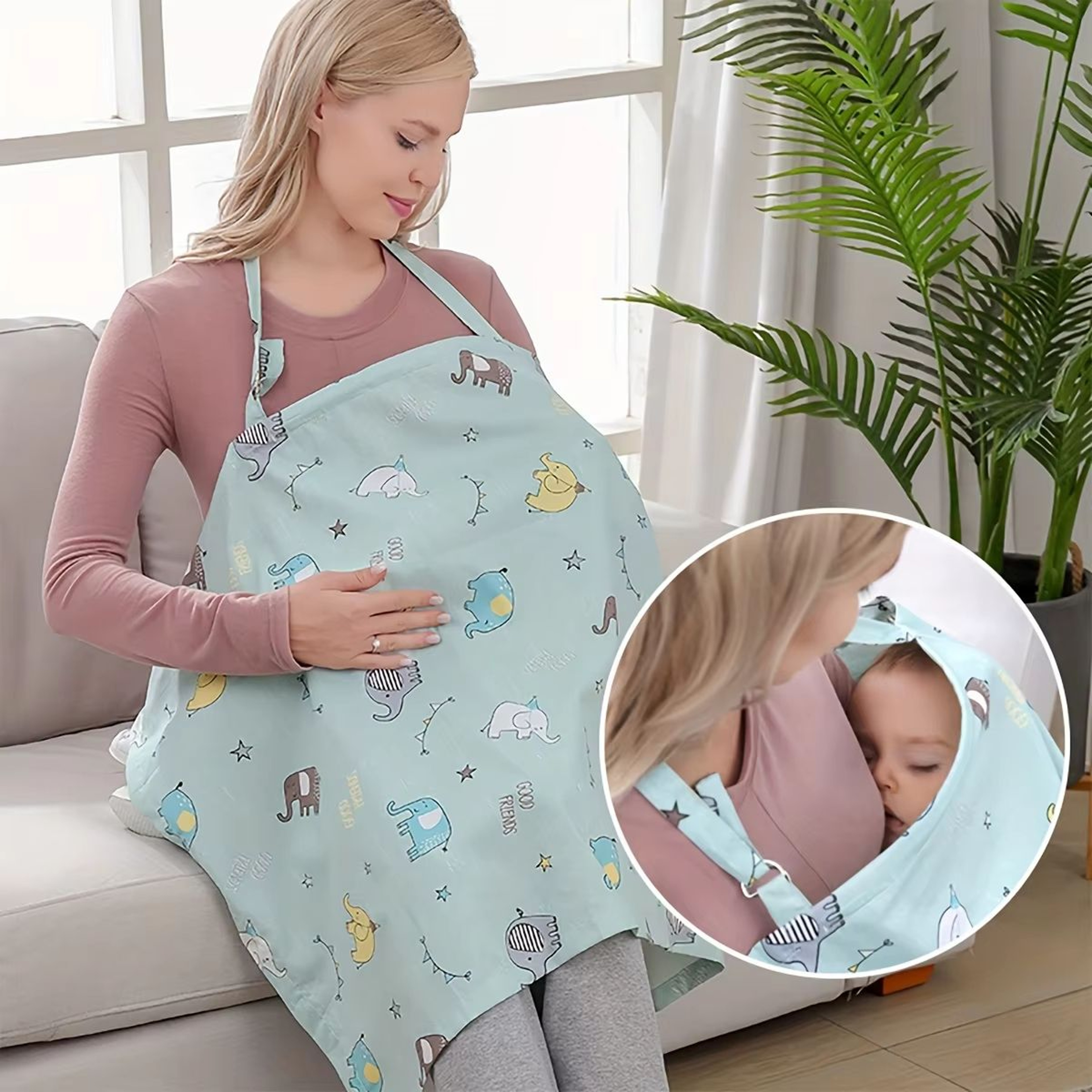 Versatile Lightweight Breathable Maternity Nursing Cover Scarf For Breastfeeding  Baby Gear 0