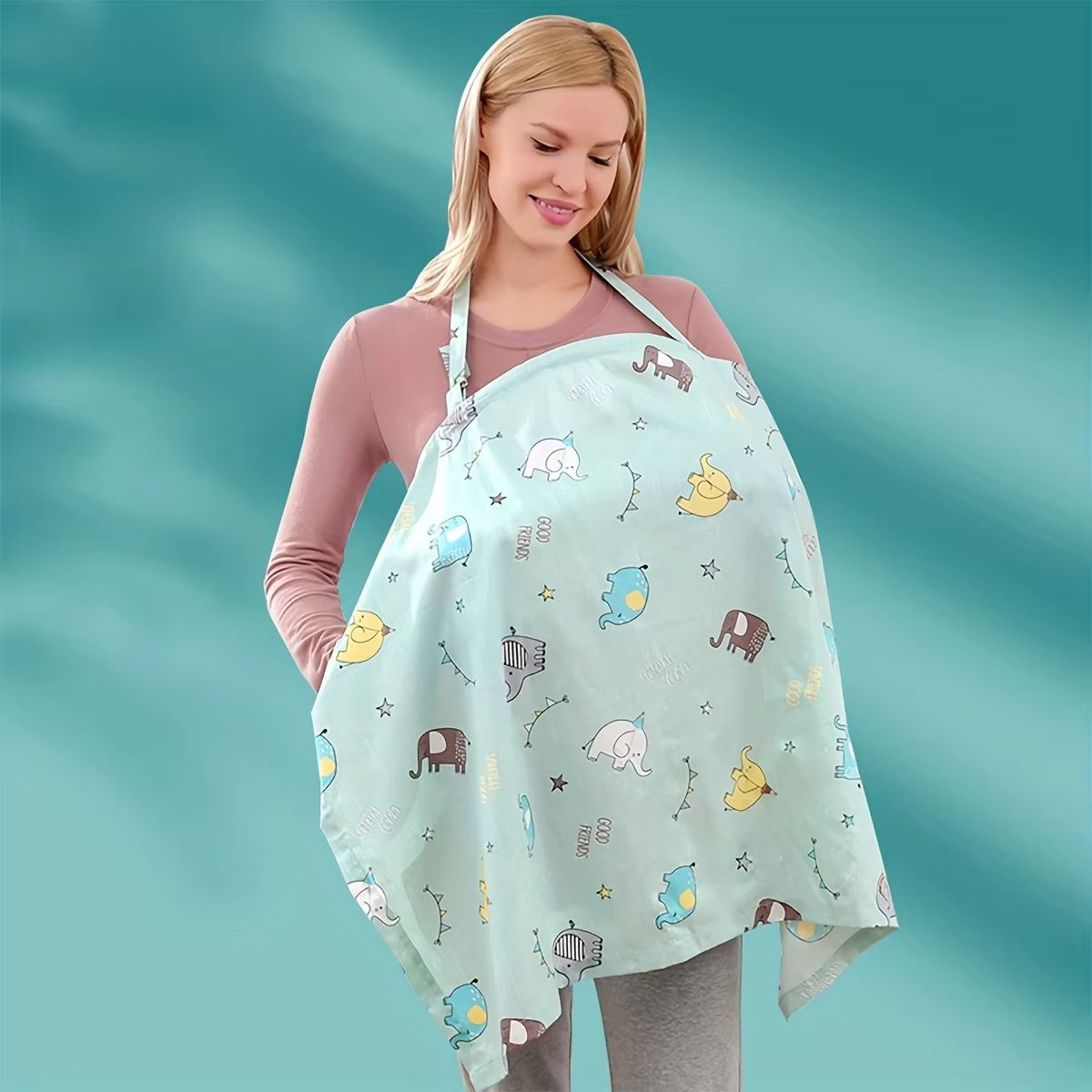 Versatile Lightweight Breathable Maternity Nursing Cover Scarf For Breastfeeding  Baby Gear 9