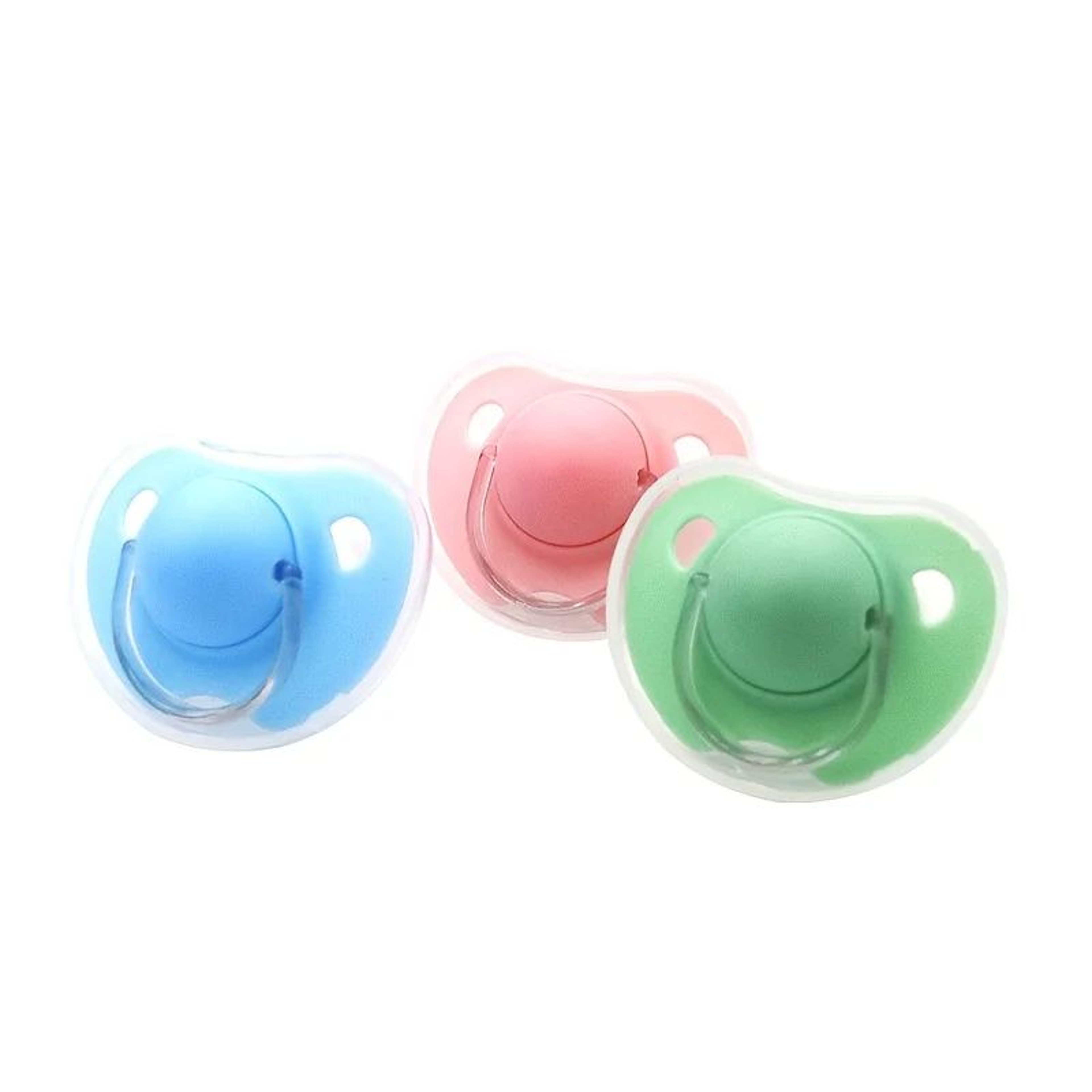 2Pack Baby Pacifier Soothers With Protective Covers For Day  Night 3