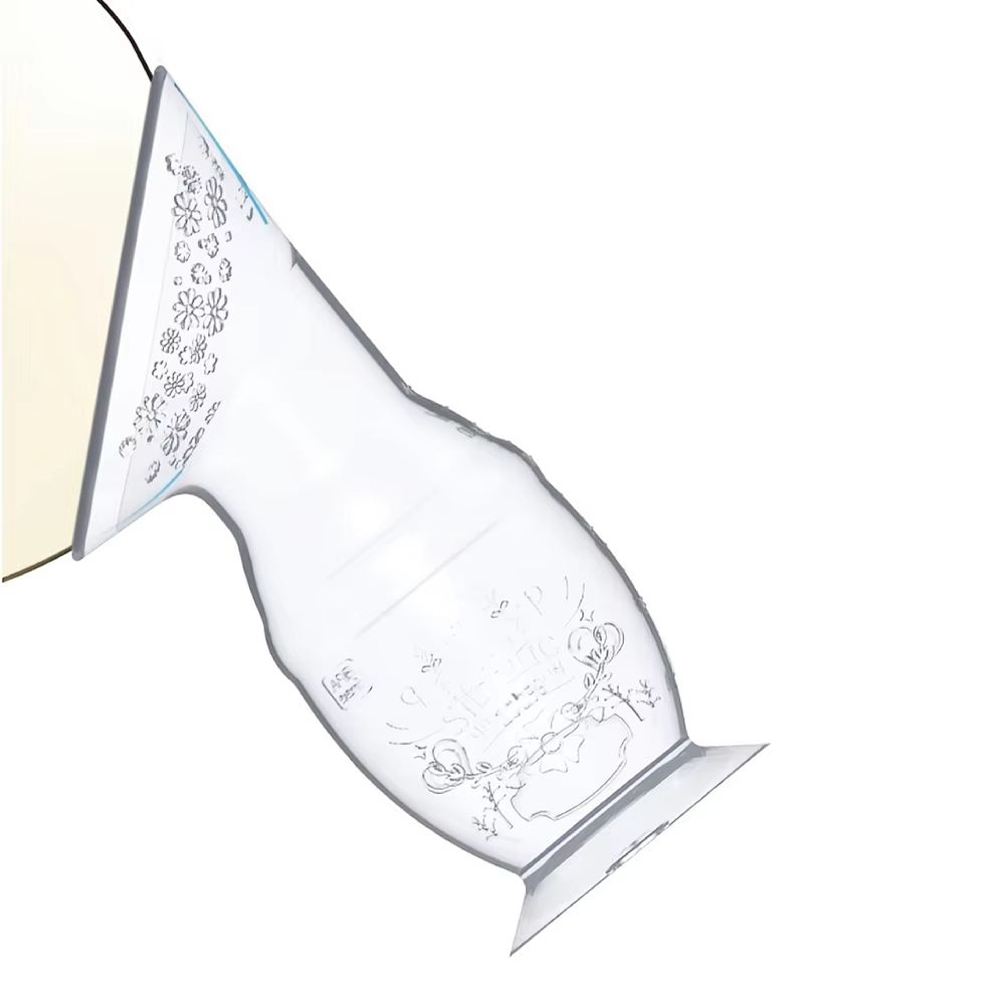 Manual Silicone Breastfeeding Pump With Scale  Diversion Trench  Quiet Pumping Milk Saver 4