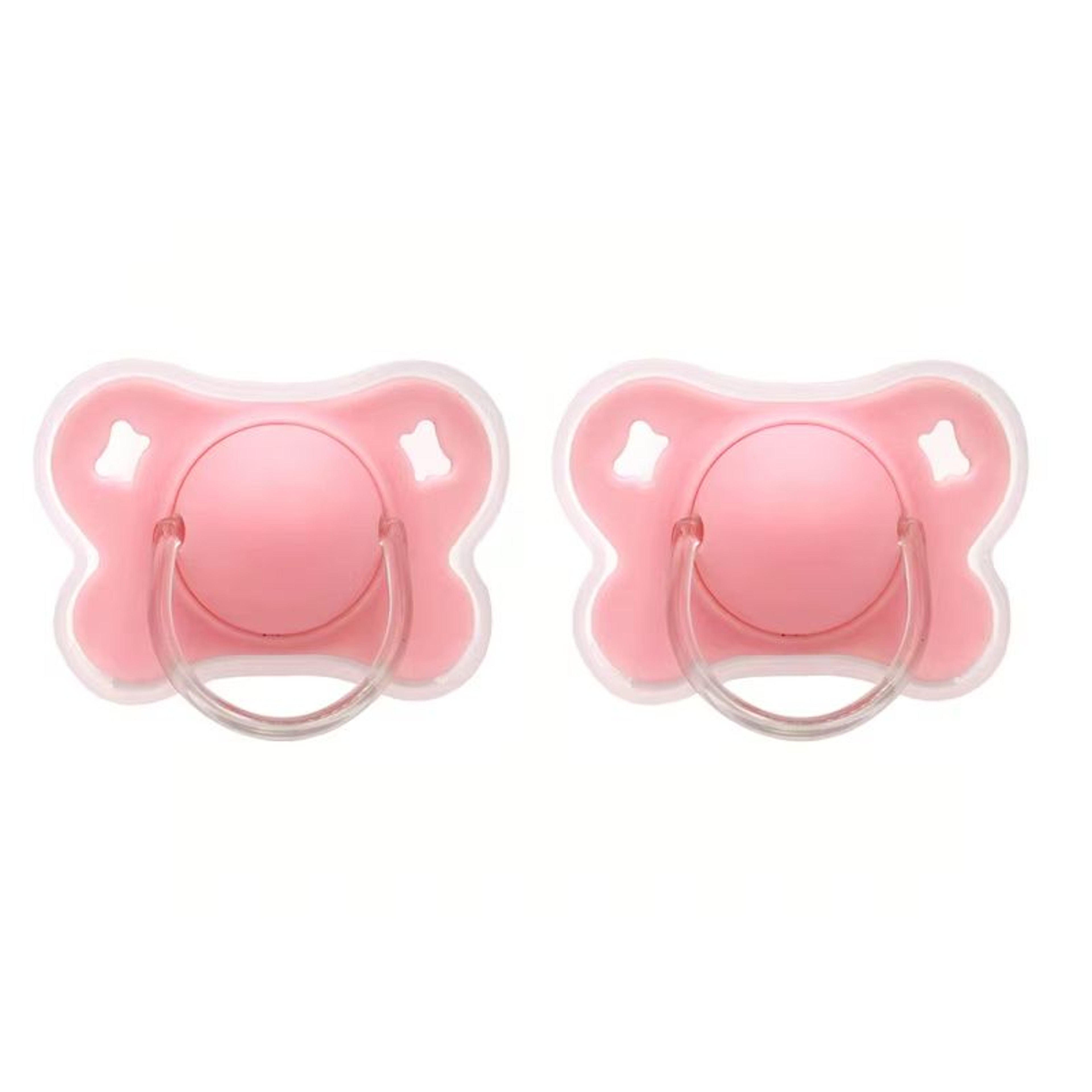 4Color Silicone Baby Pacifier With Thumb  Round Nipple And Protective Cover 9