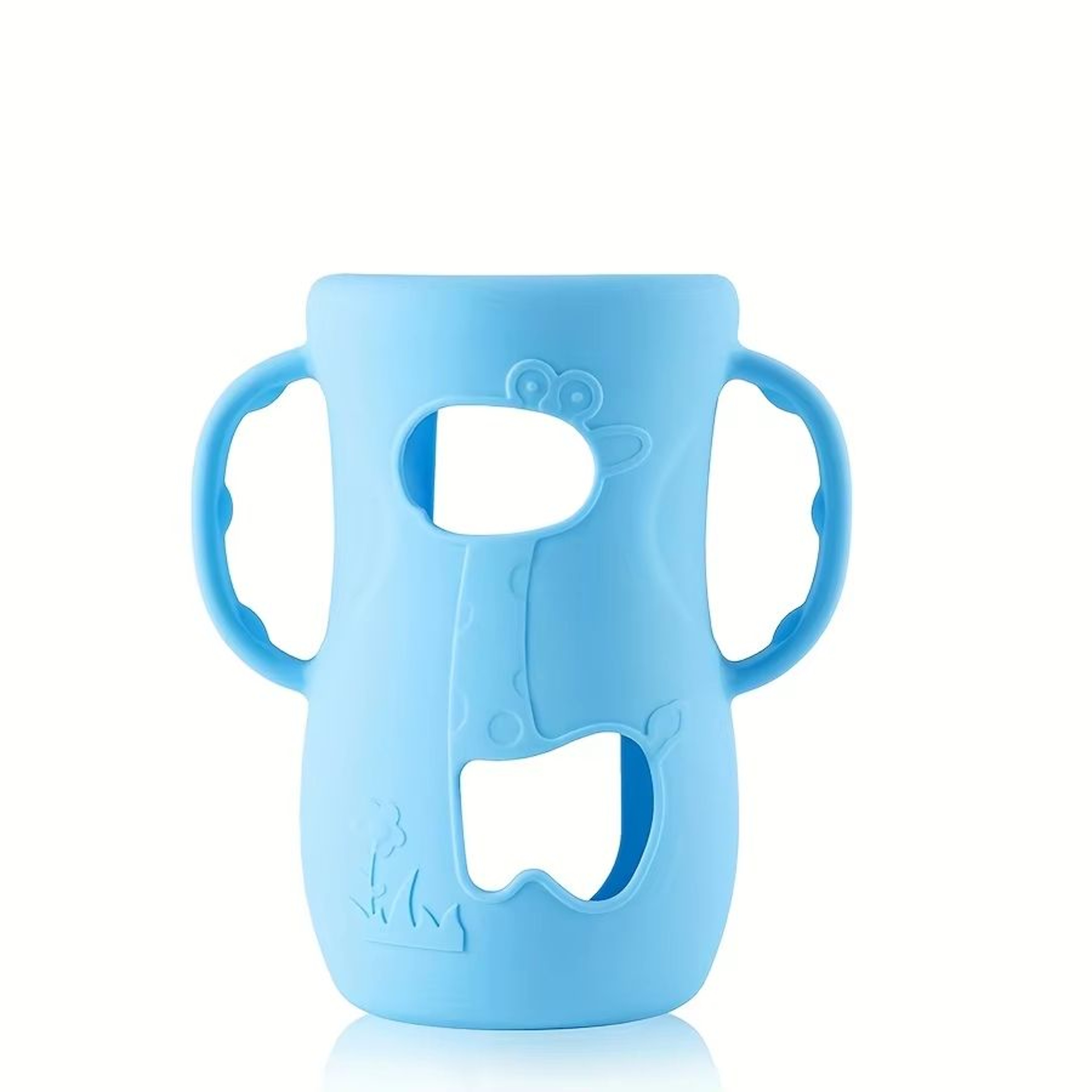 8 Oz240 Ml WideNeck Silicone Baby Bottle Sleeve With Handle  Feeding Bottle Protector 10