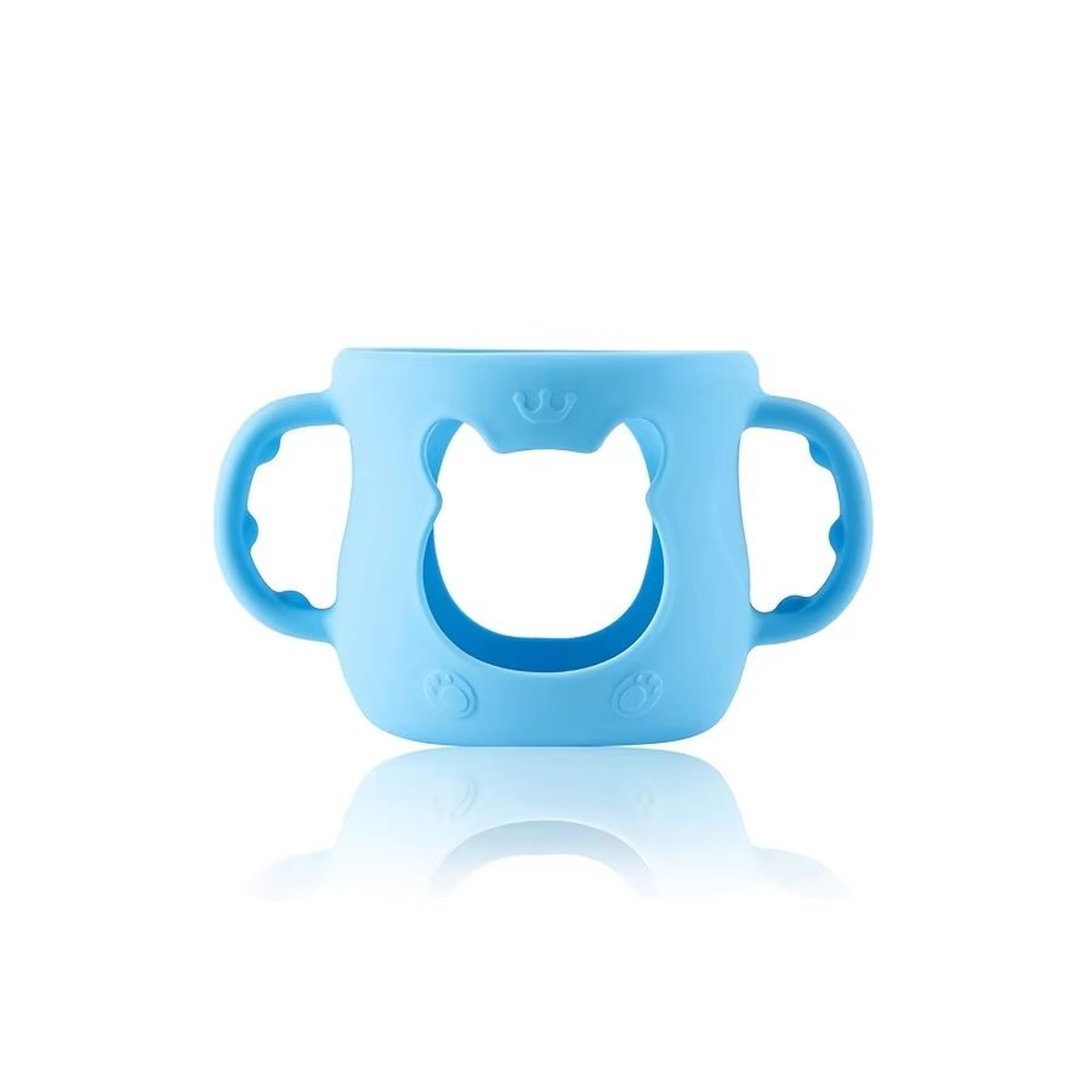 WideNeck Silicone Baby Bottle Sleeve With Handle  4oz120ml Feeding Bottle Protector 10