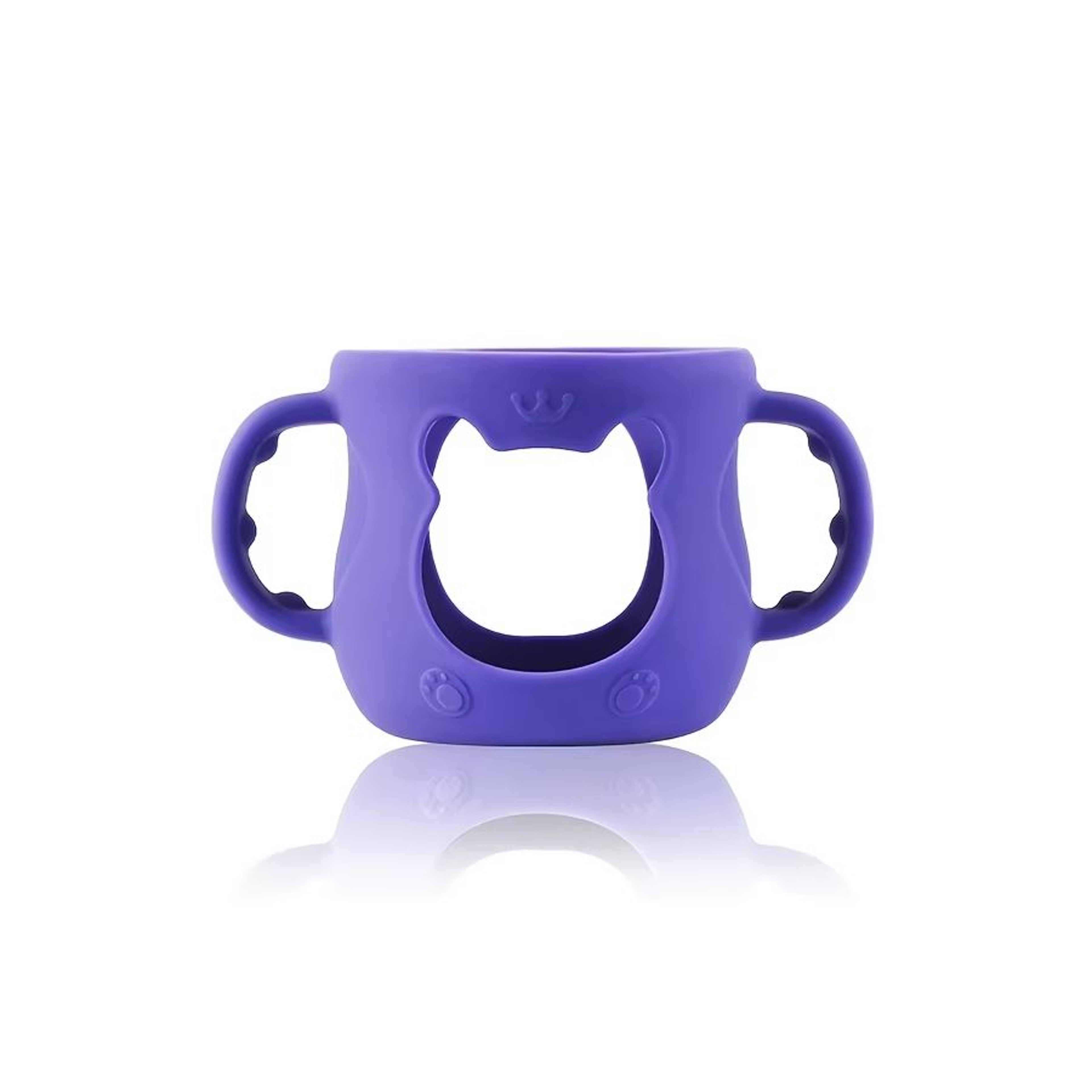 WideNeck Silicone Baby Bottle Sleeve With Handle  4oz120ml Feeding Bottle Protector 7