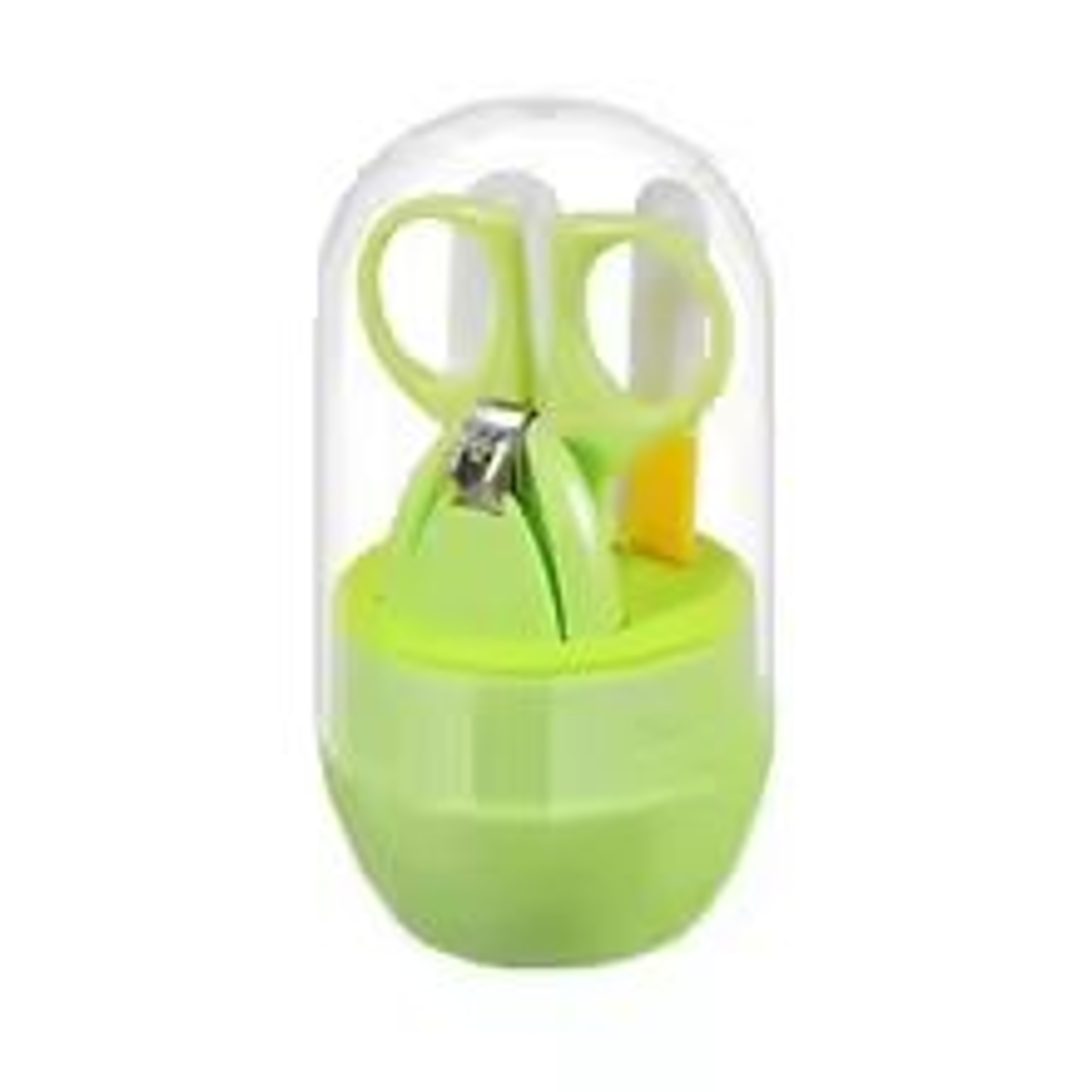 4Piece Infant Baby Nail Grooming Kit With Clippers Scissors File And Tweezers 7
