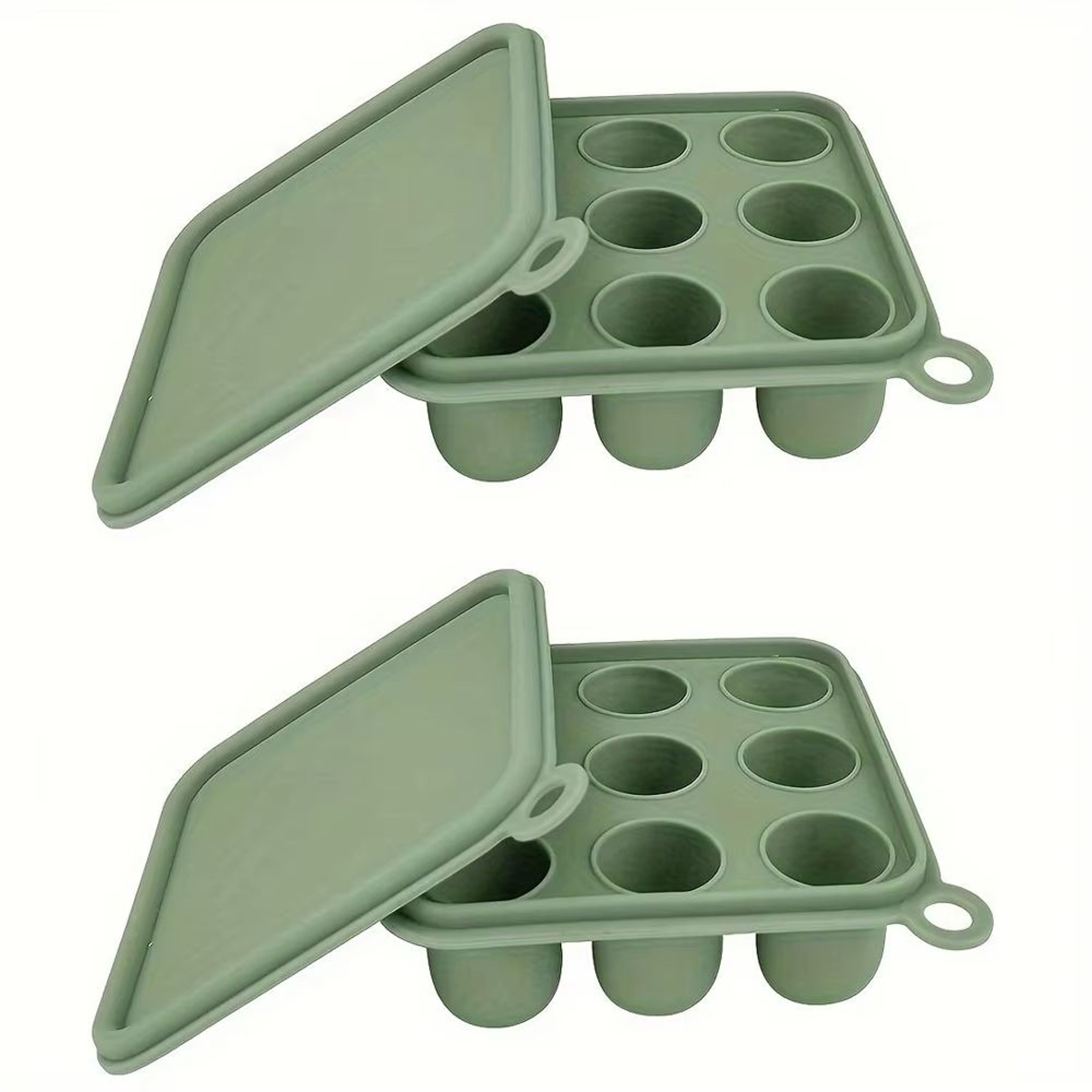 Silicone Baby Food  Teething Tray With Freezer Mold 6