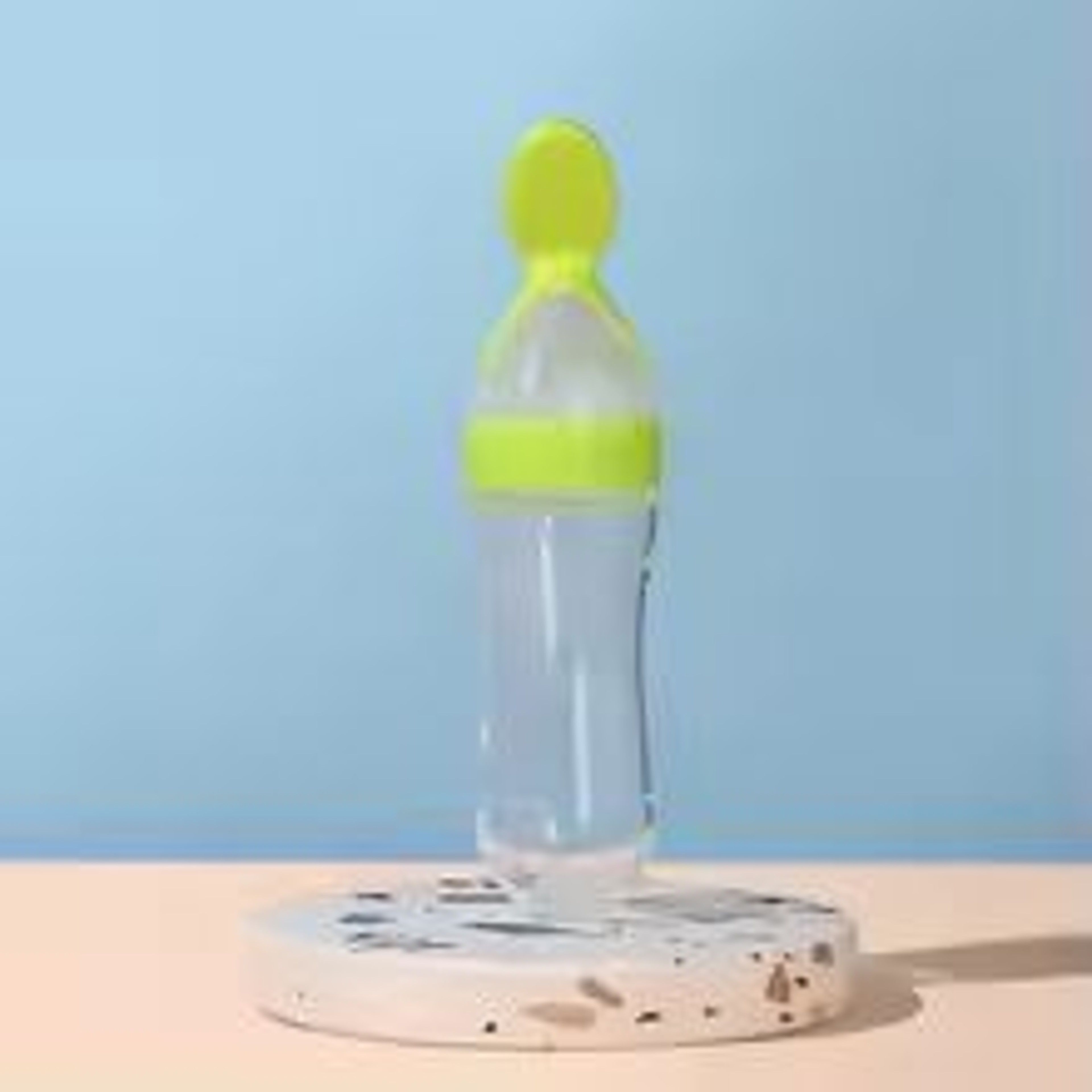 3 Fl Oz Silicone Baby Spoon Squeeze Feeder For Purees And First Foods 8