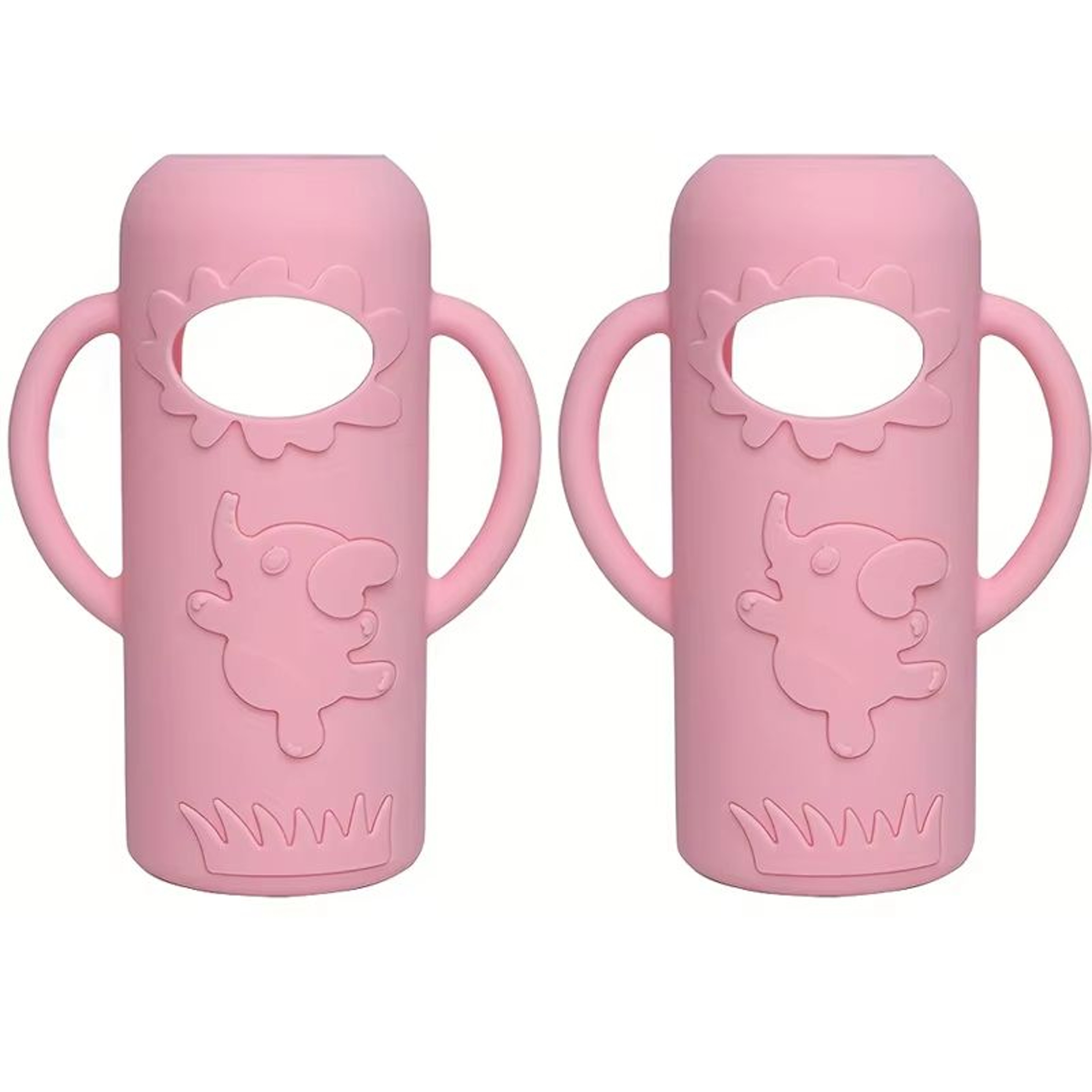 8 Oz240 Ml Silicone Baby Bottle Handle Sleeve For Narrow Neck Bottles 8