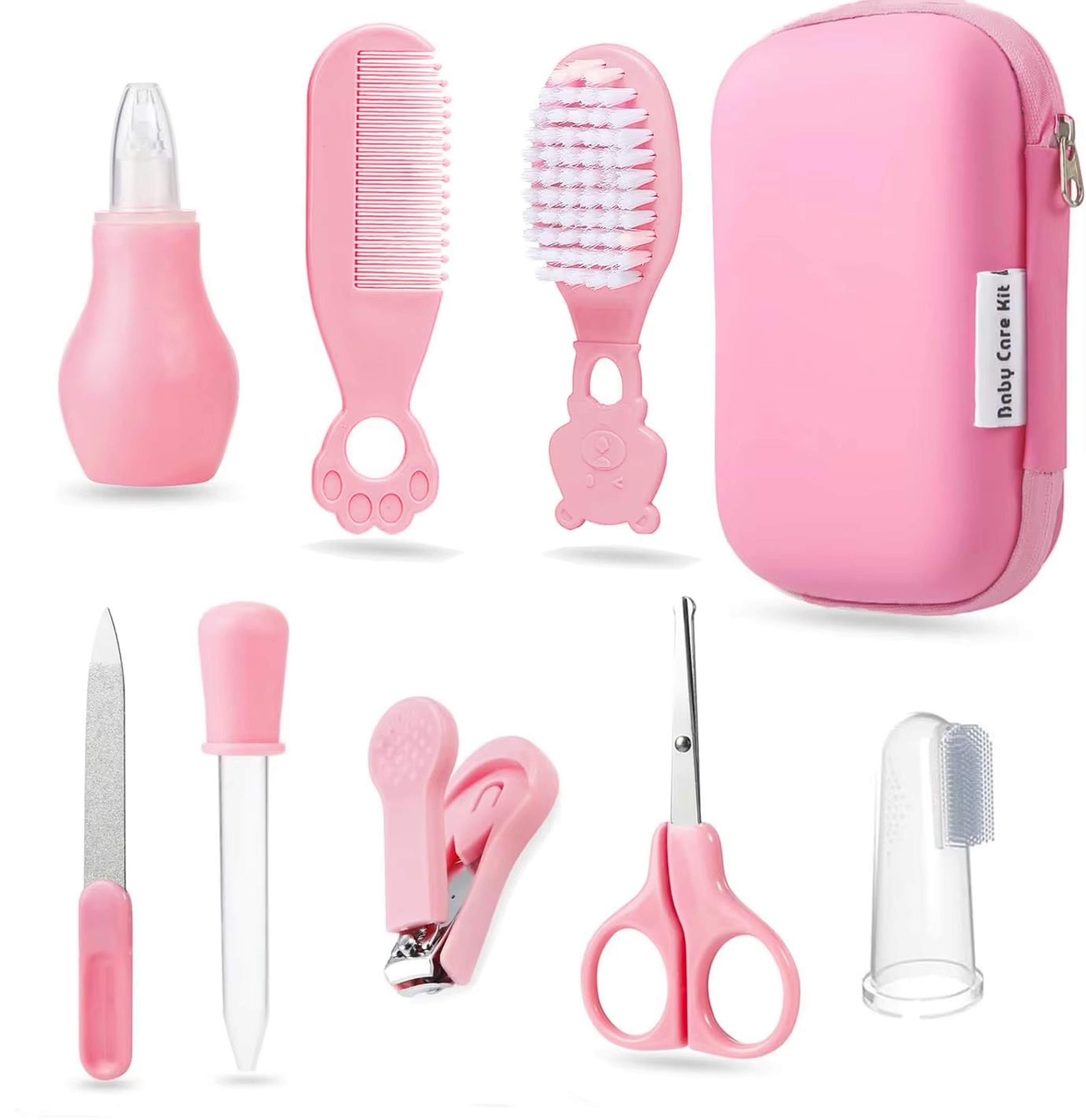 8Piece Portable Healthcare Kit With Compact Case 1