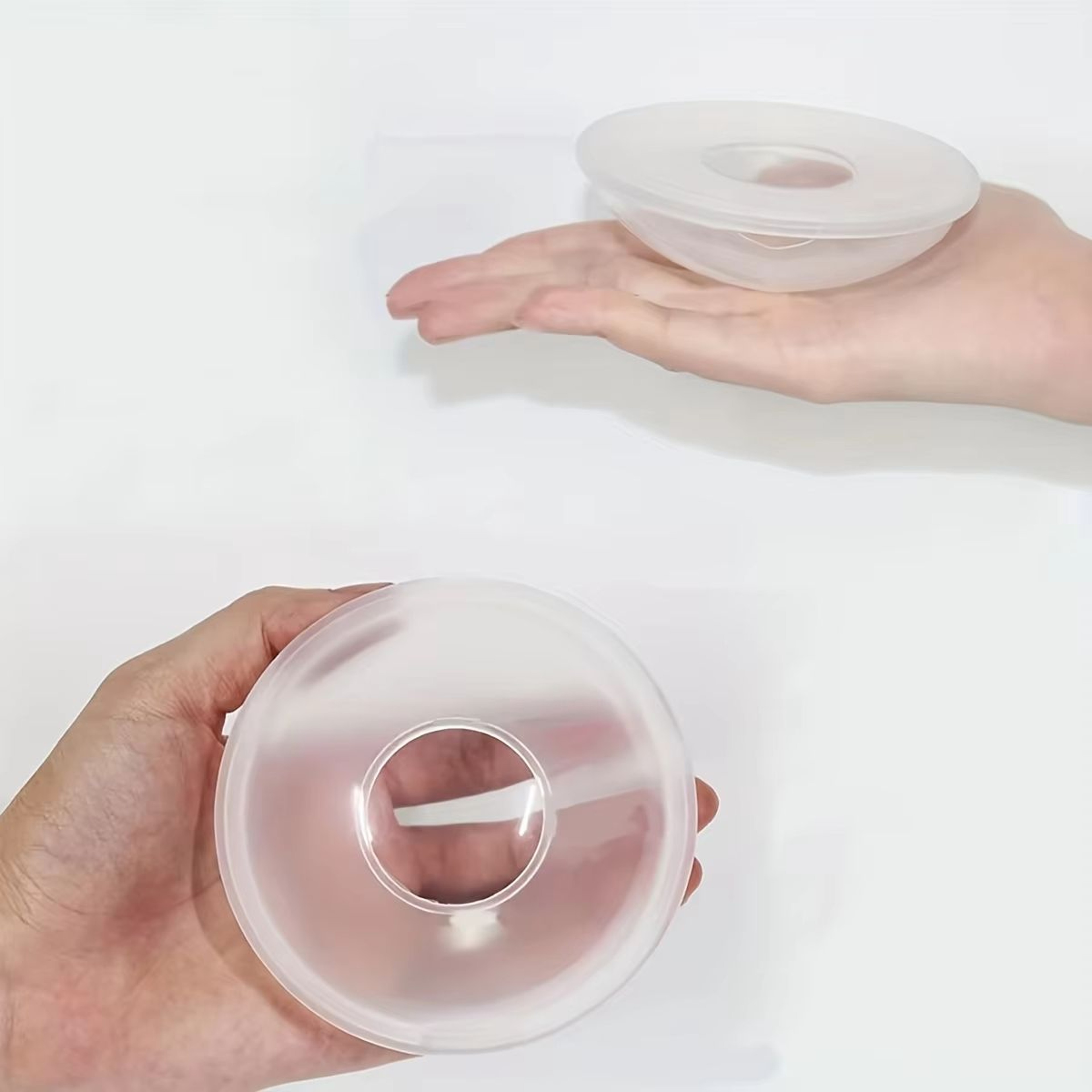 Wearable Reusable Breast Milk Collector Pads  2 Pack For Nursing Moms 3