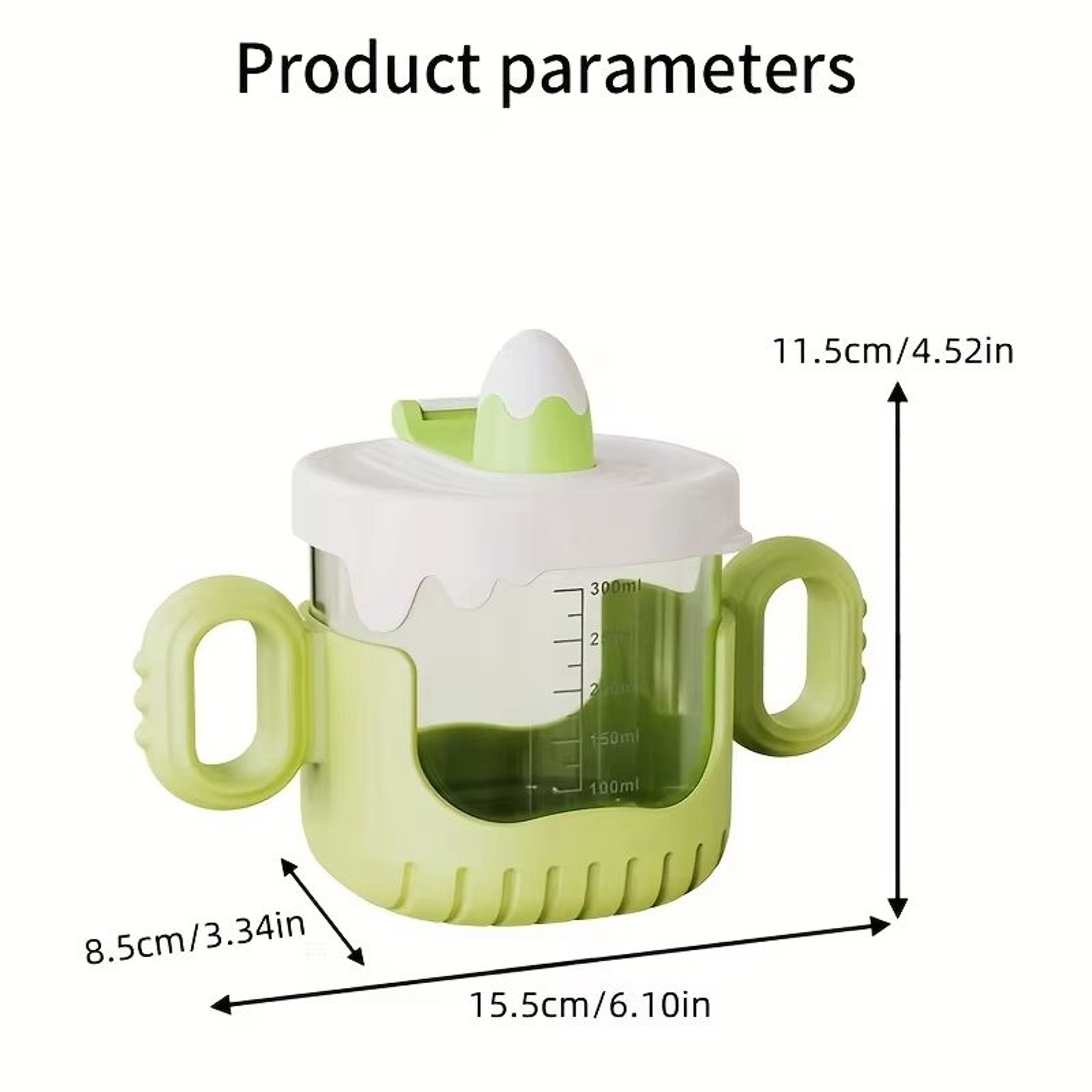 10 Oz 3in1 Kids Training Cup With Straw And Wide Mouth Design 5