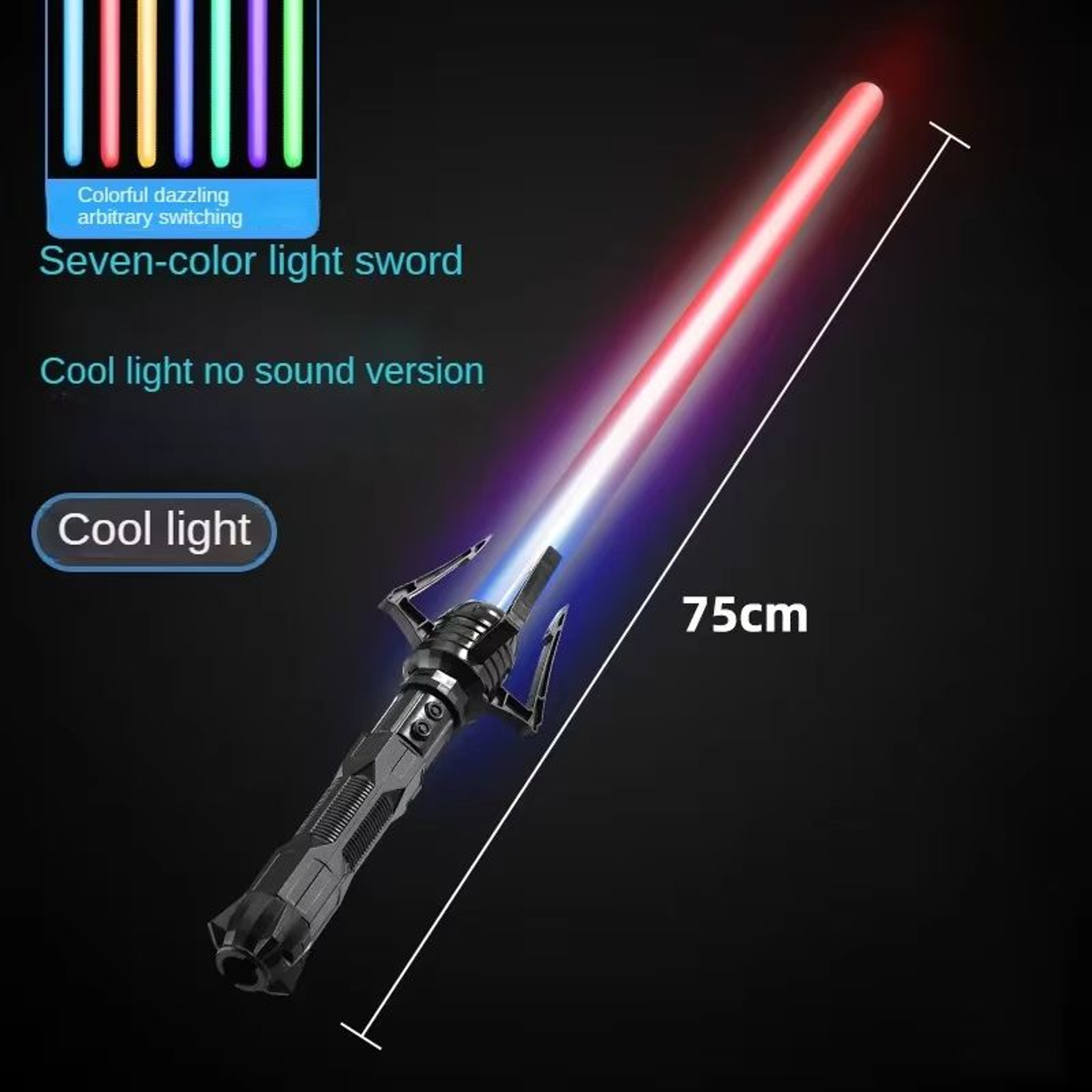 GalacticBlade Telescopic RGB Light Saber Toy For Kids 4