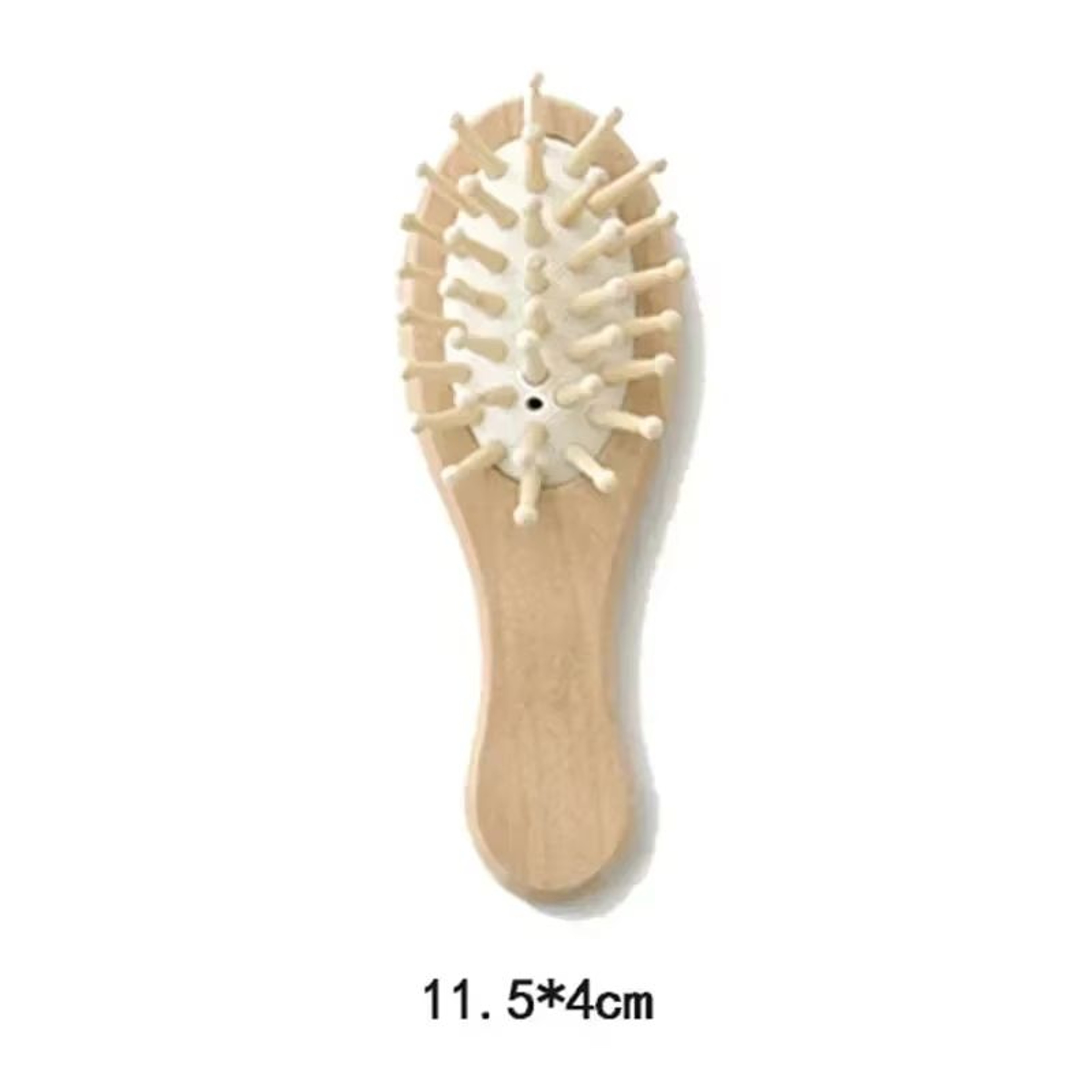 GentleStart Newborn Wooden Hair Comb And Wool Brush Set 5