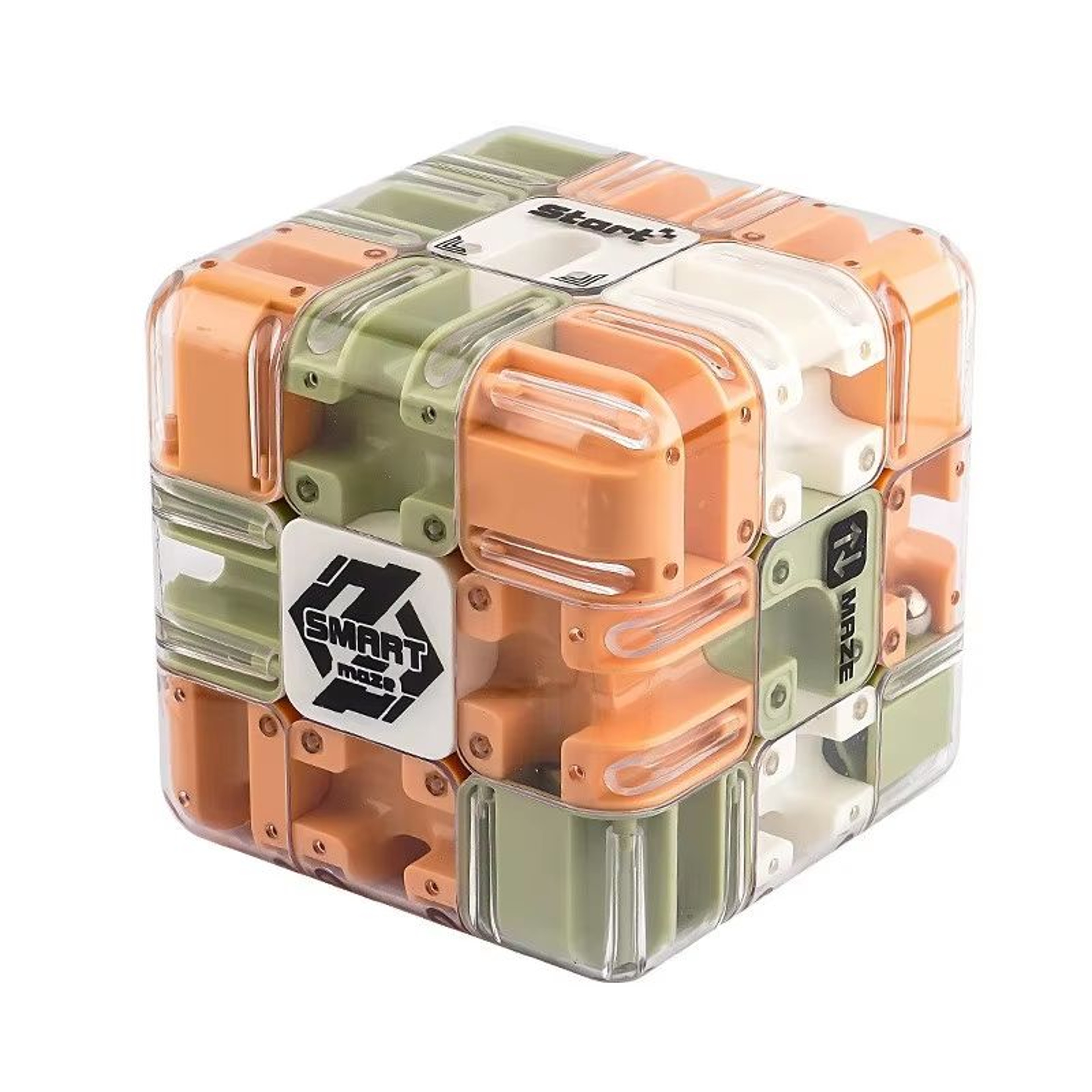 GlowMaze 3D Maze Cube Transparent Rolling Ball Puzzle 3
