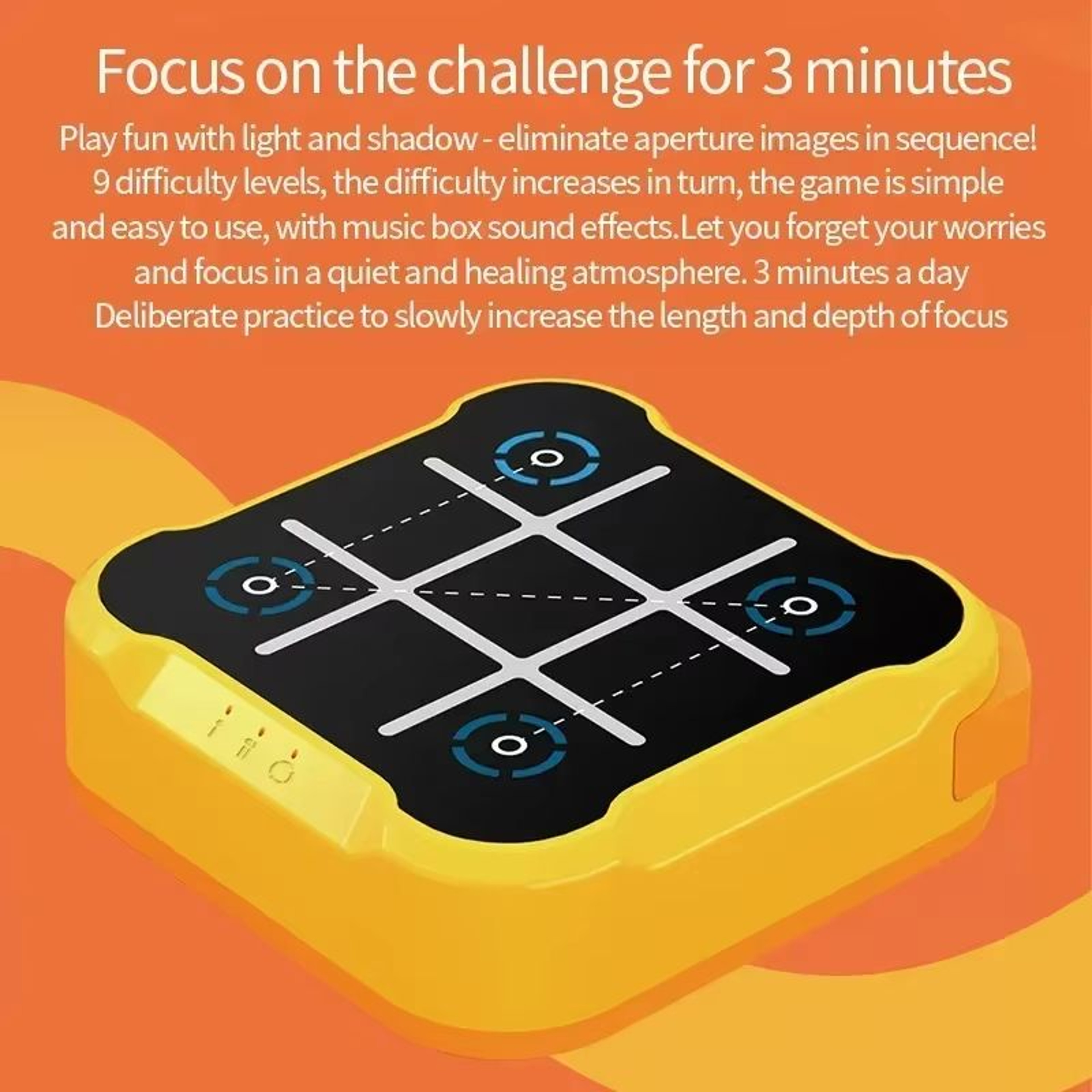 SmartMatch Electronic Tic Tac Toe Montessori Puzzle Board Game Portable 3