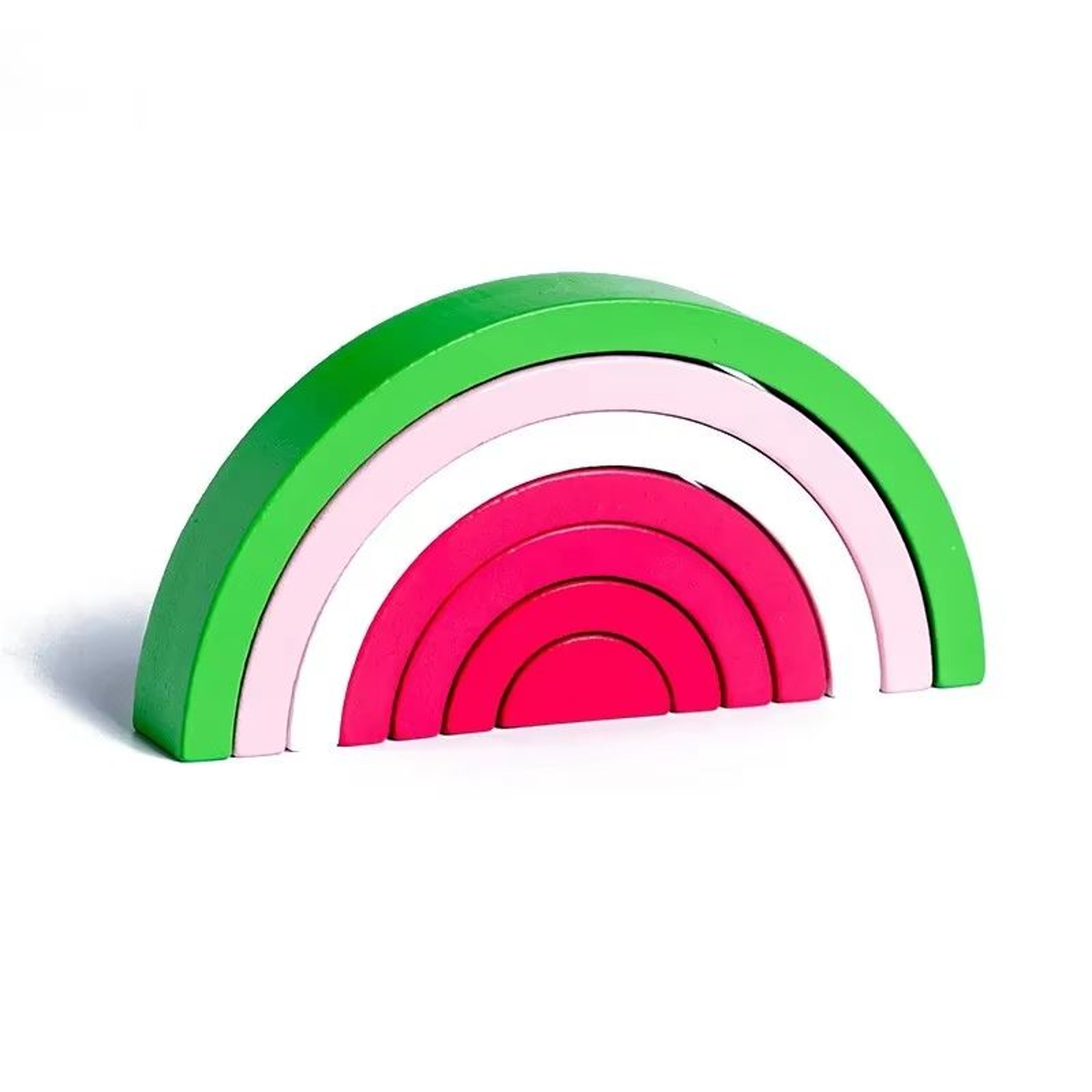 RainbowArch Montessori Wooden Building Blocks For Kids Early Learning 11