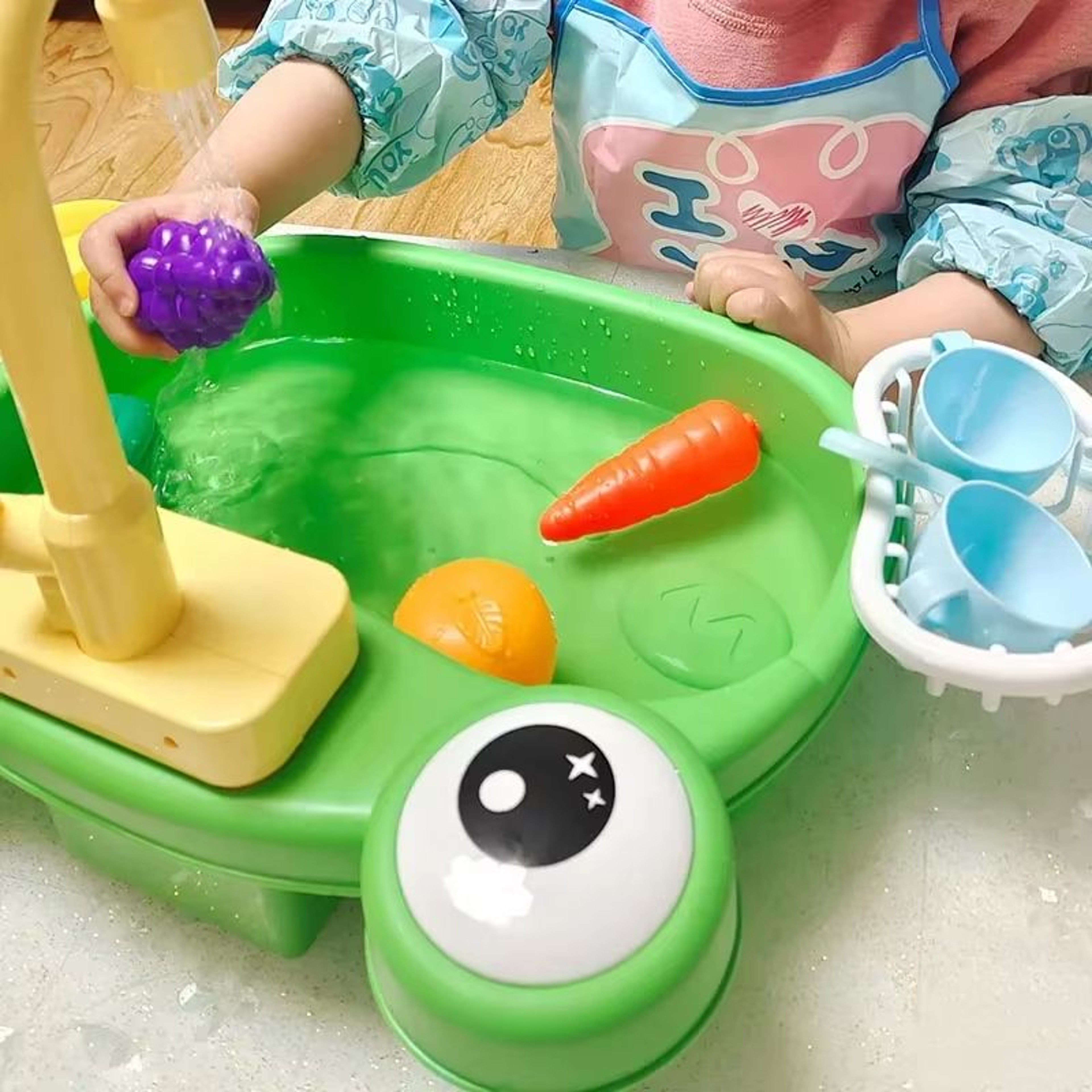 CleanPlay Kids Kitchen Sink Pretend Play Set  Early Educational Toy 2