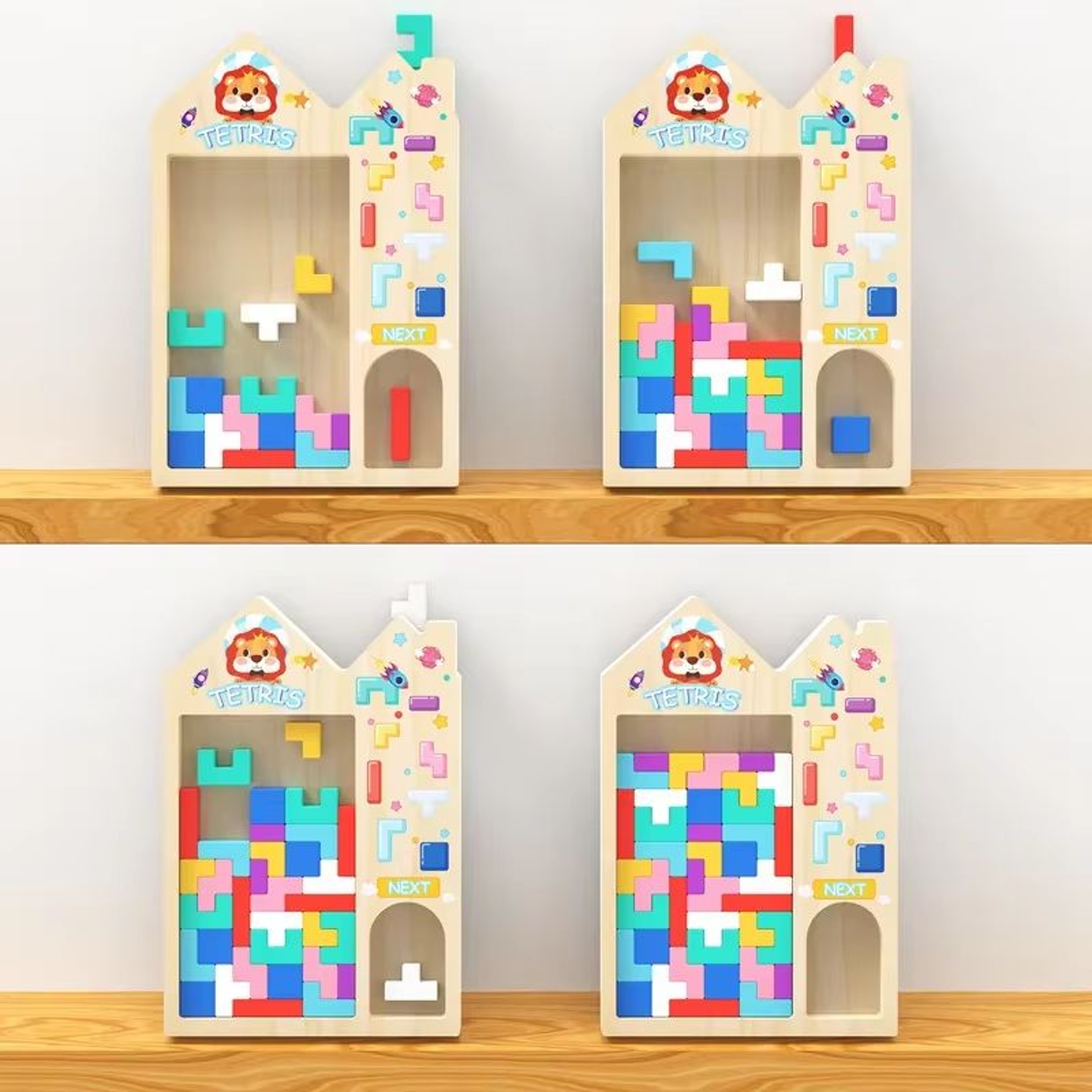 WoodlandBlocks 3D Wooden Puzzle Building Set  Early Logic Training Toy 2