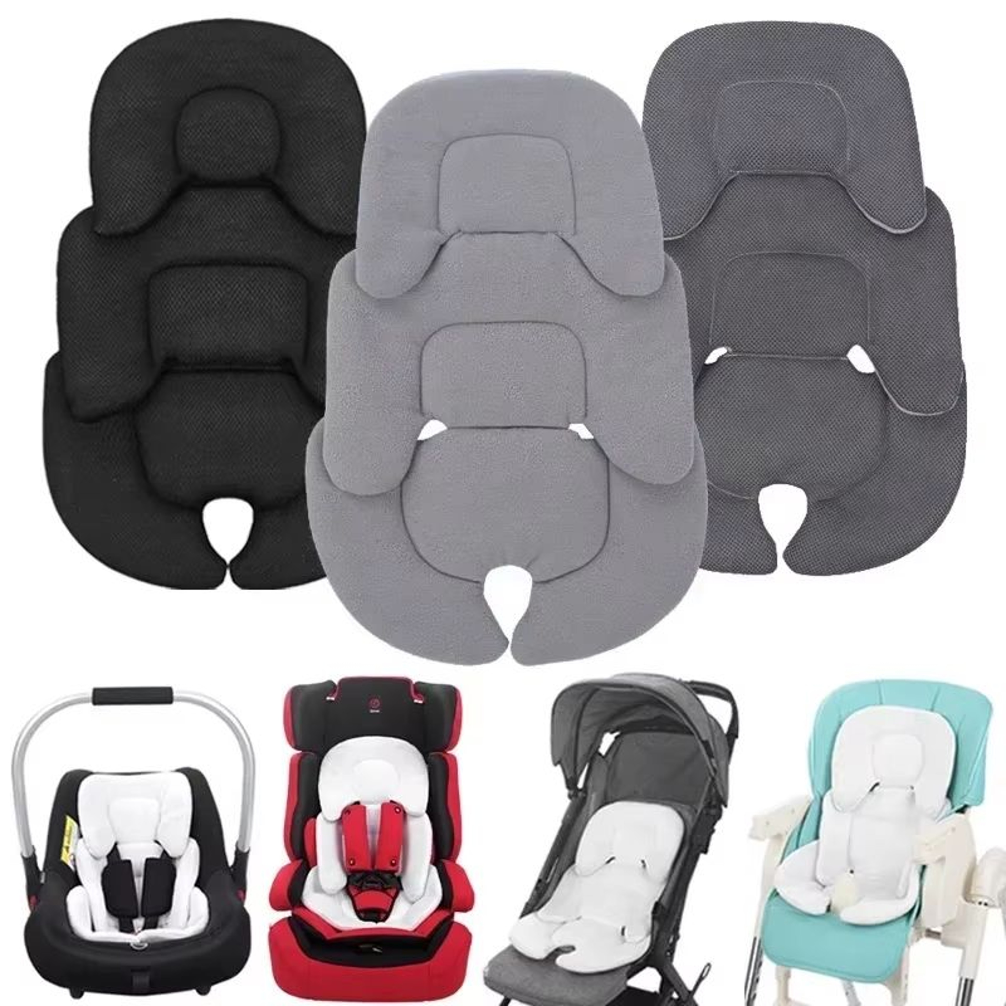 CloudRest Baby Stroller  Car Seat Cushion Pad  Soft Cotton Comfort Mat 5