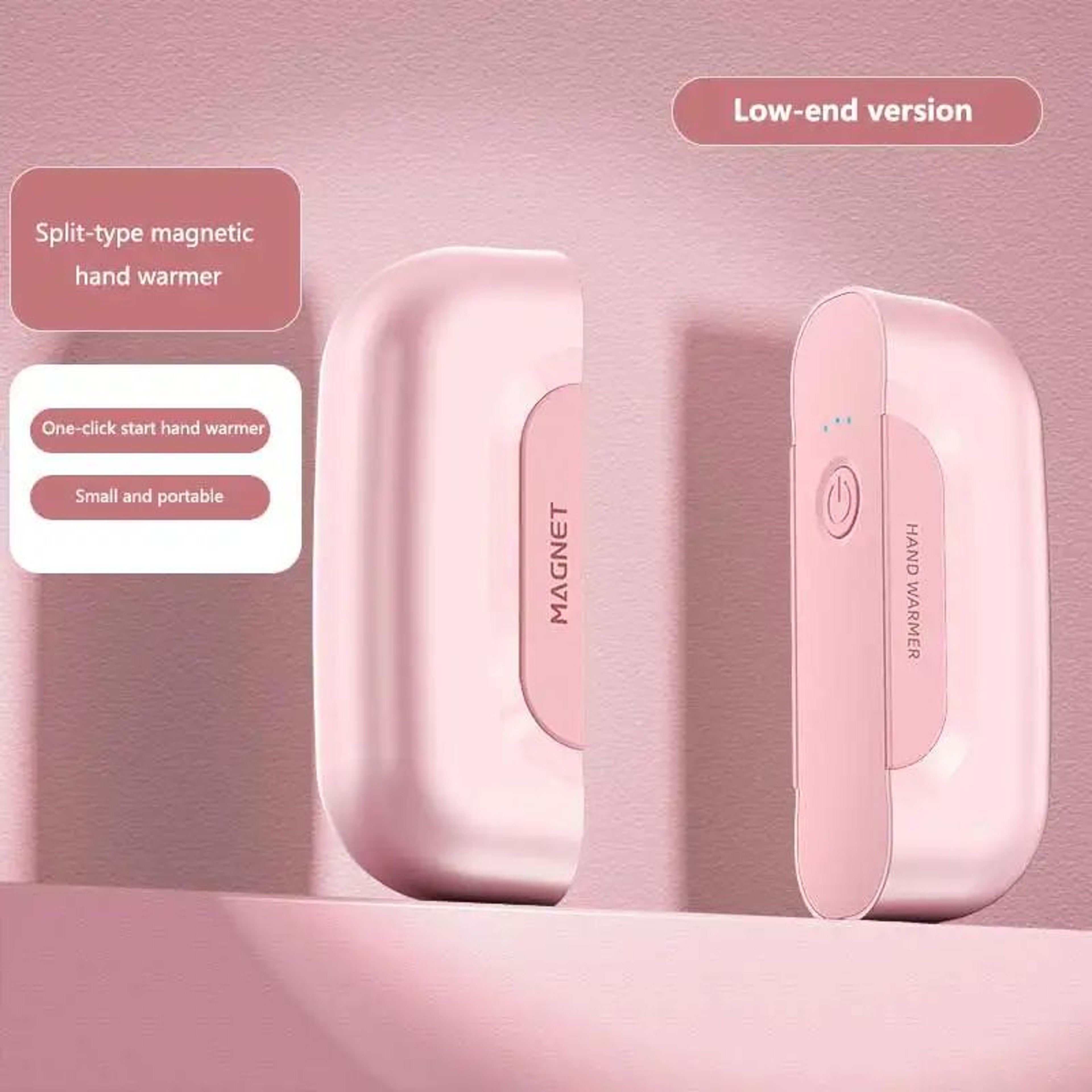 WarmWave 2in1 Magnetic Hand Warmer And 60000 MAh Power Bank  Portable USB Rechargeable Pocket Heate 2