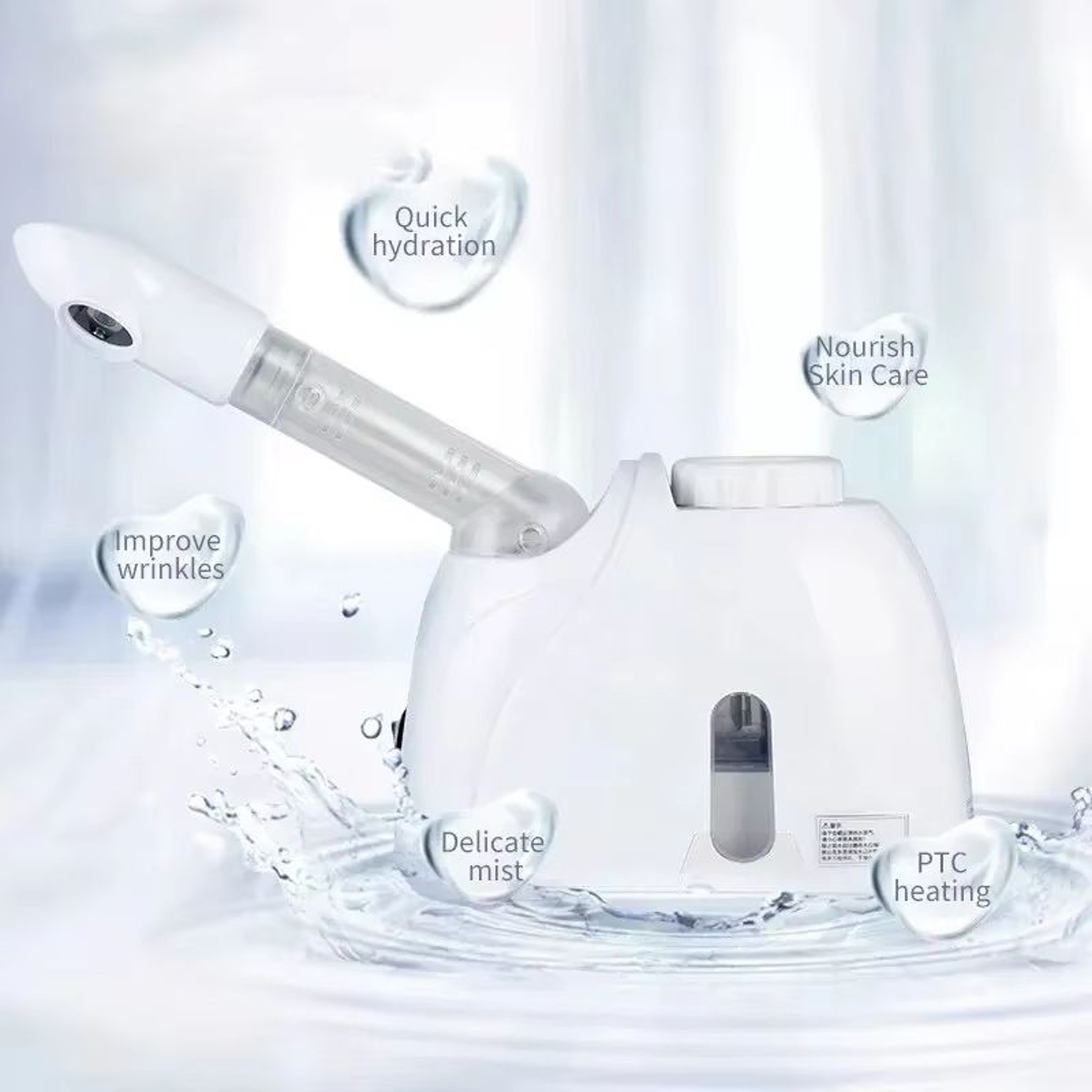 Deep Pore Facial Steamer With Ozone  Warm Mist For Home Skin Purifying And Brightening 6