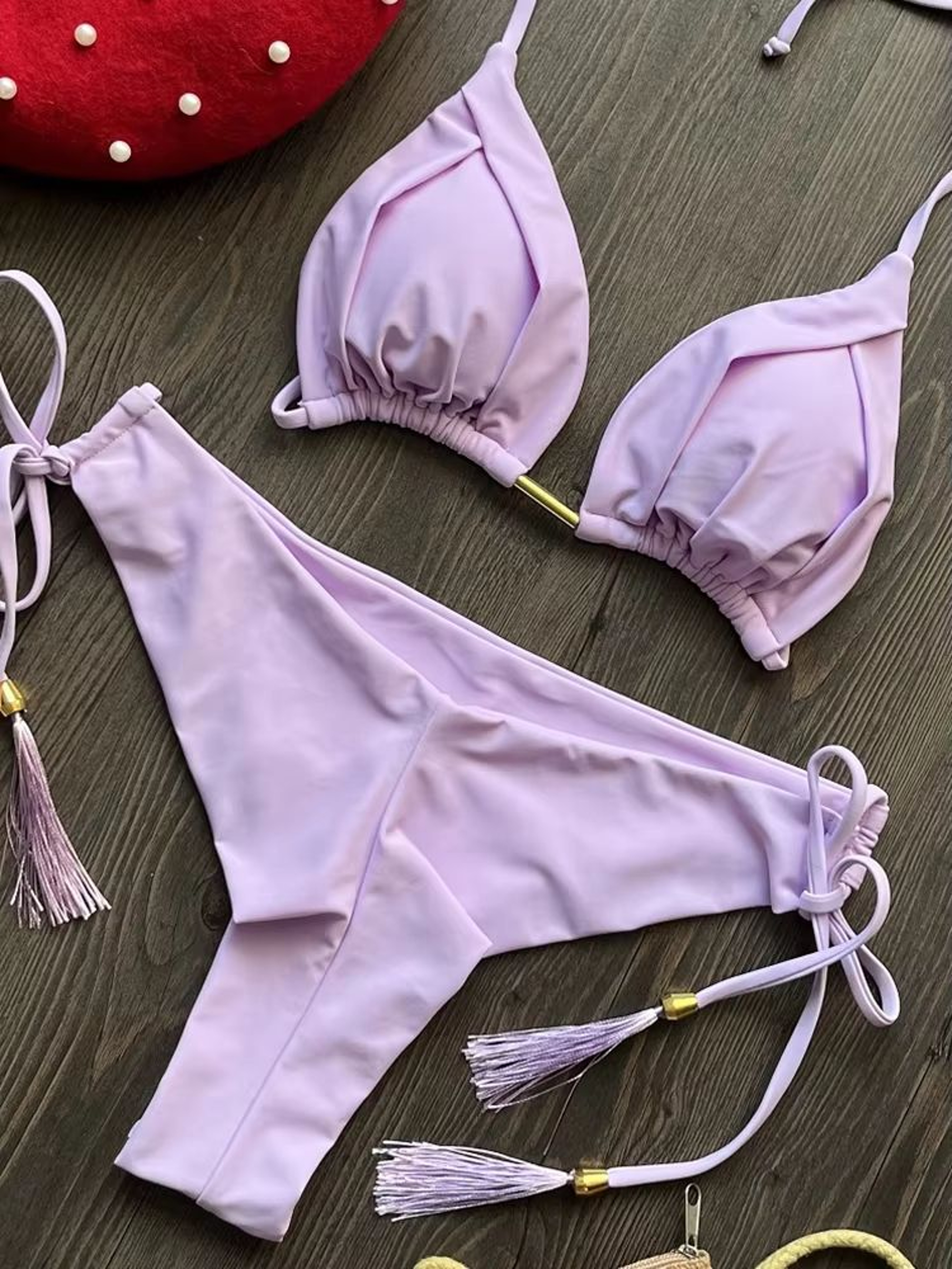 RUOTONGSEPT 13Color Triangle Bikini Set PushUp Womens Brazilian Swimwear 11