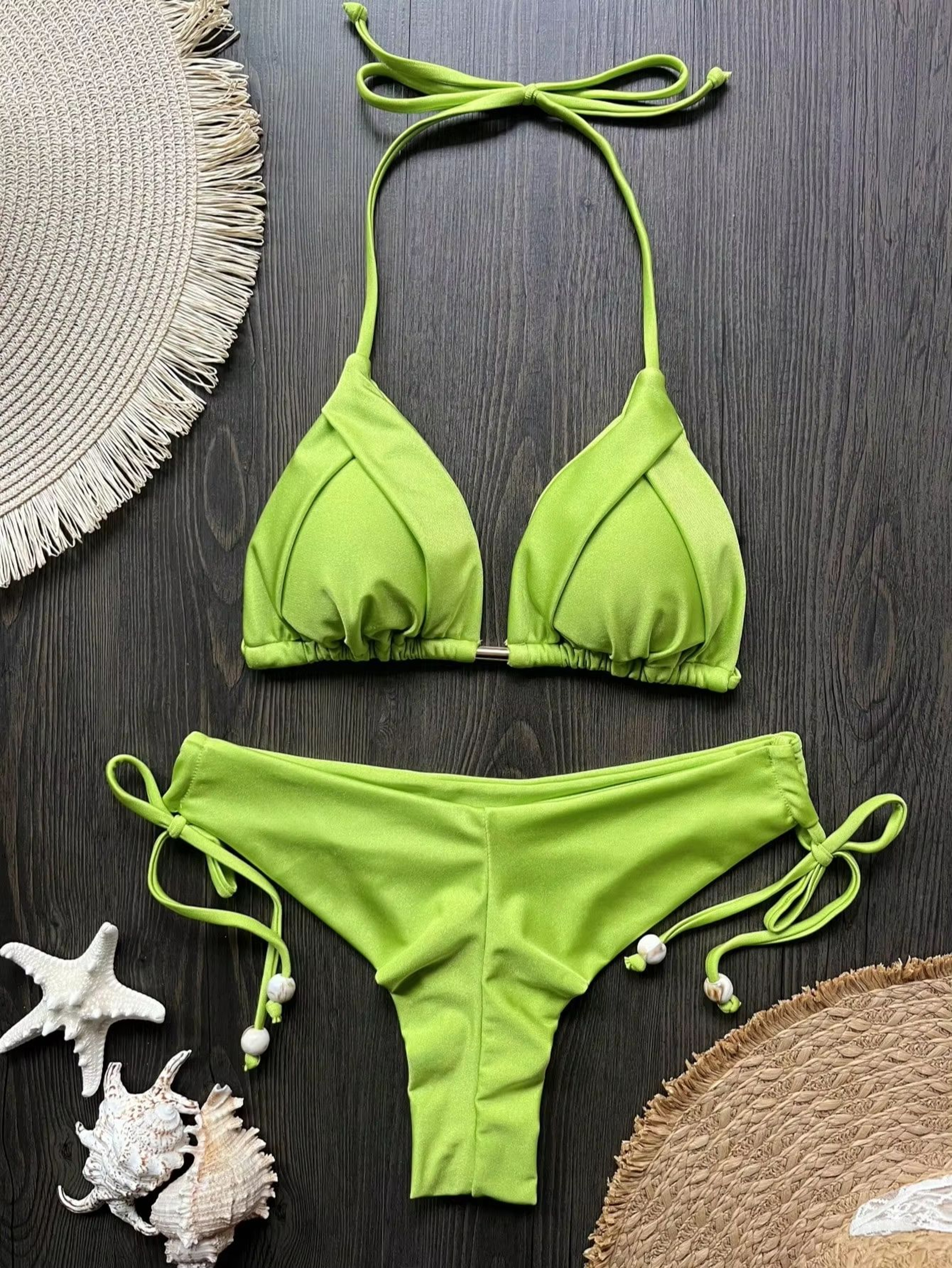 RUOTONGSEPT 13Color Triangle Bikini Set PushUp Womens Brazilian Swimwear 18