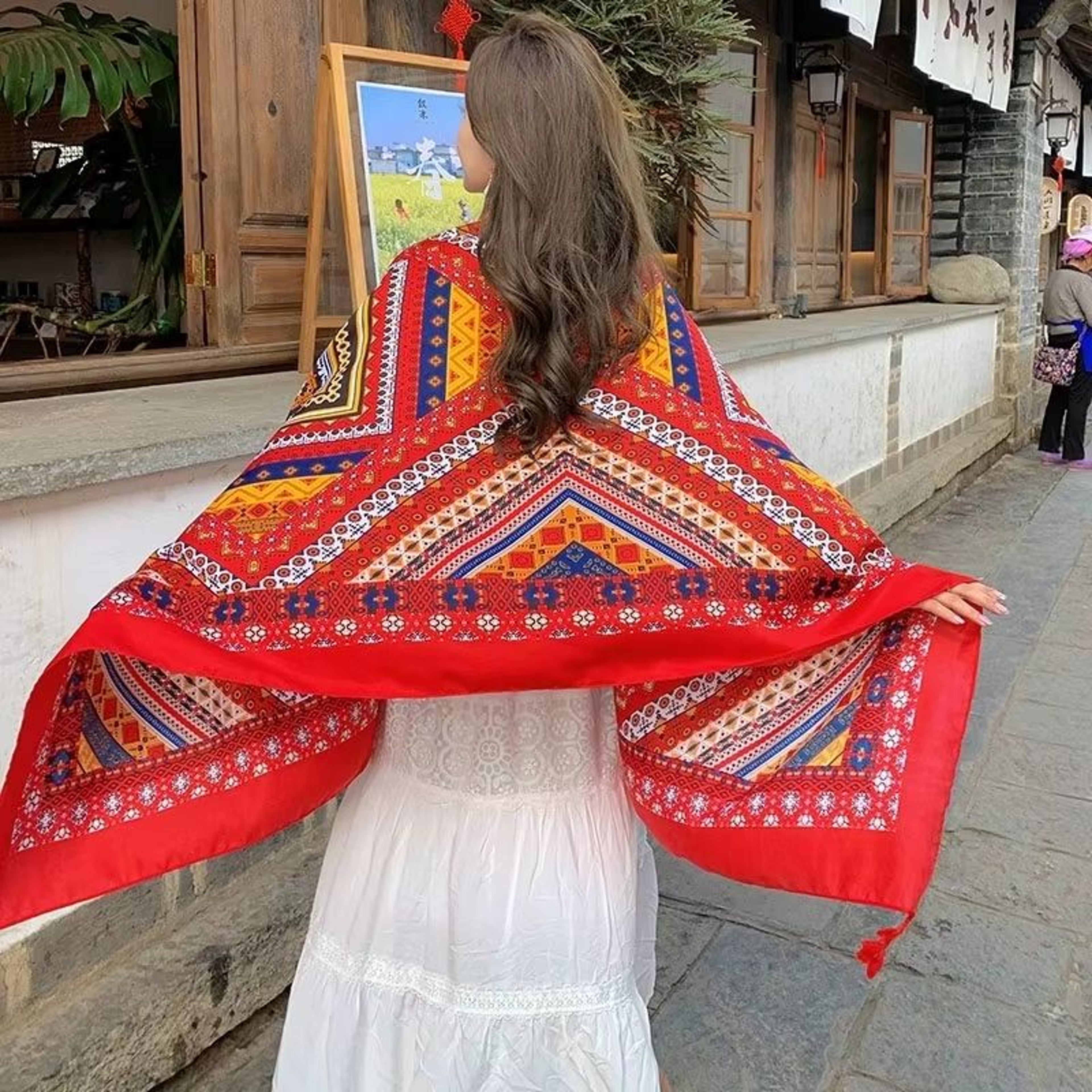 Large 3543x7087in Beach Sarong Wrap Scarf For Sunscreen And Travel 10