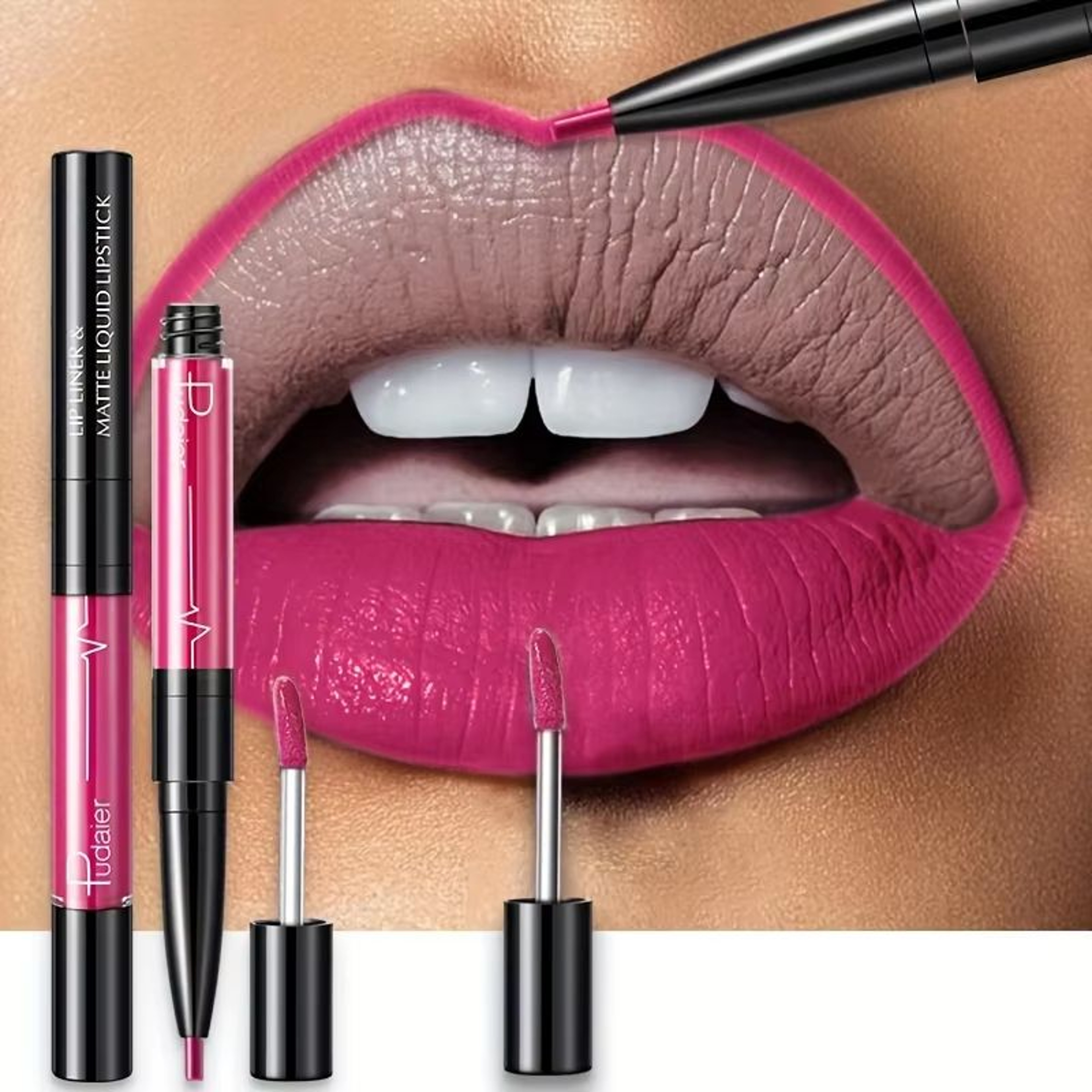 UltraPrecise Waterproof High Pigment Lip Liner  Smooth Sweatproof LongLasting Lip Contour Pencil 9