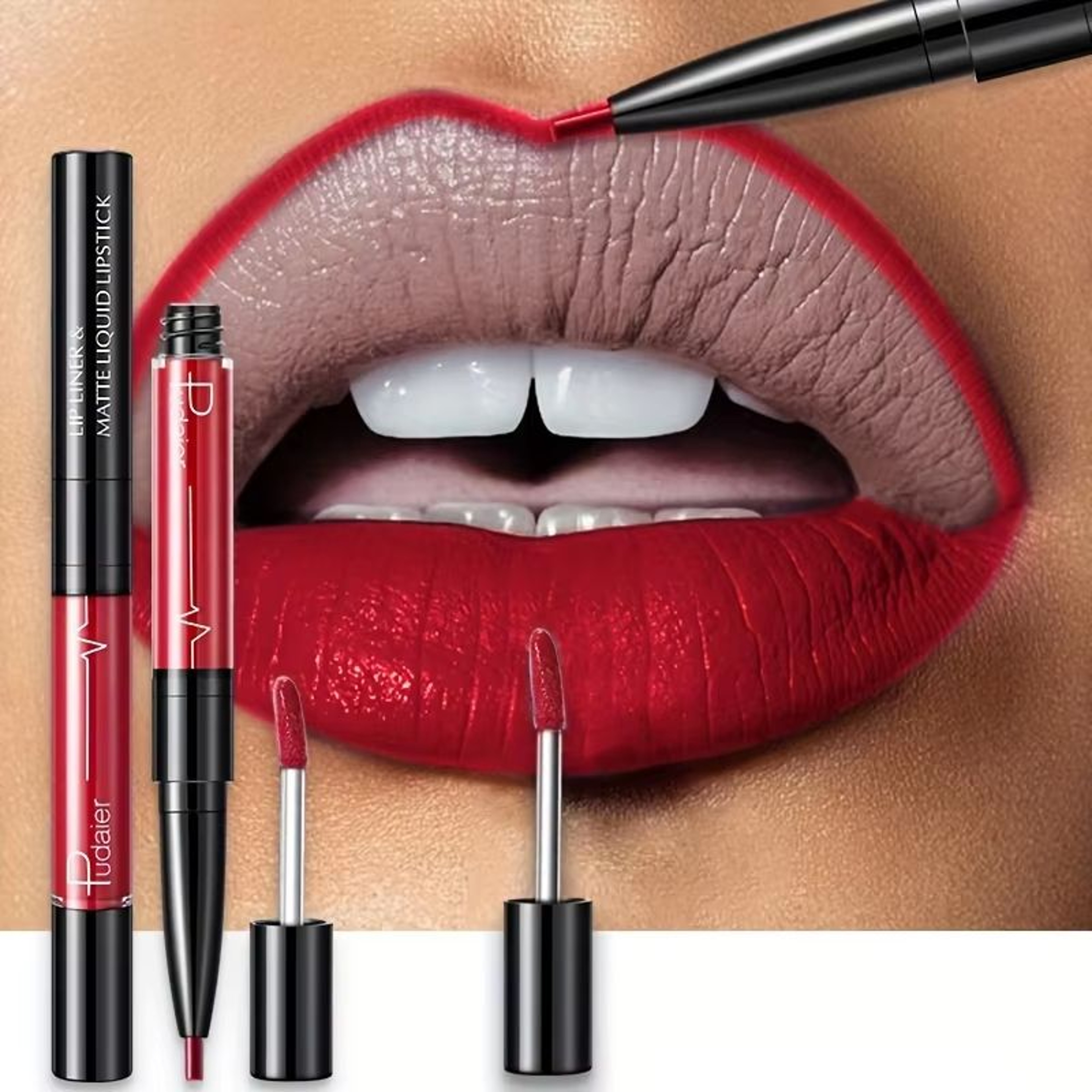 UltraPrecise Waterproof High Pigment Lip Liner  Smooth Sweatproof LongLasting Lip Contour Pencil 16