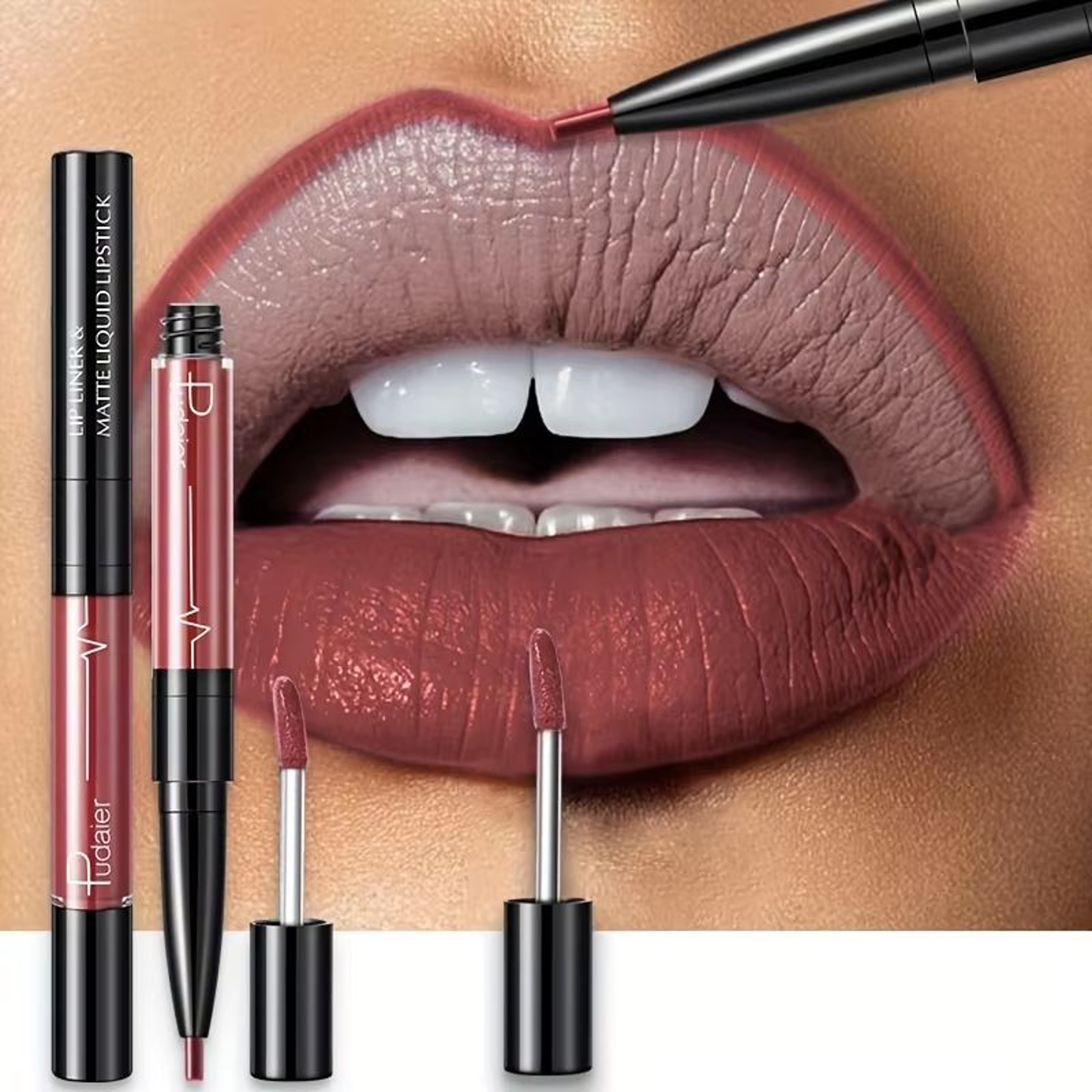 UltraPrecise Waterproof High Pigment Lip Liner  Smooth Sweatproof LongLasting Lip Contour Pencil 18
