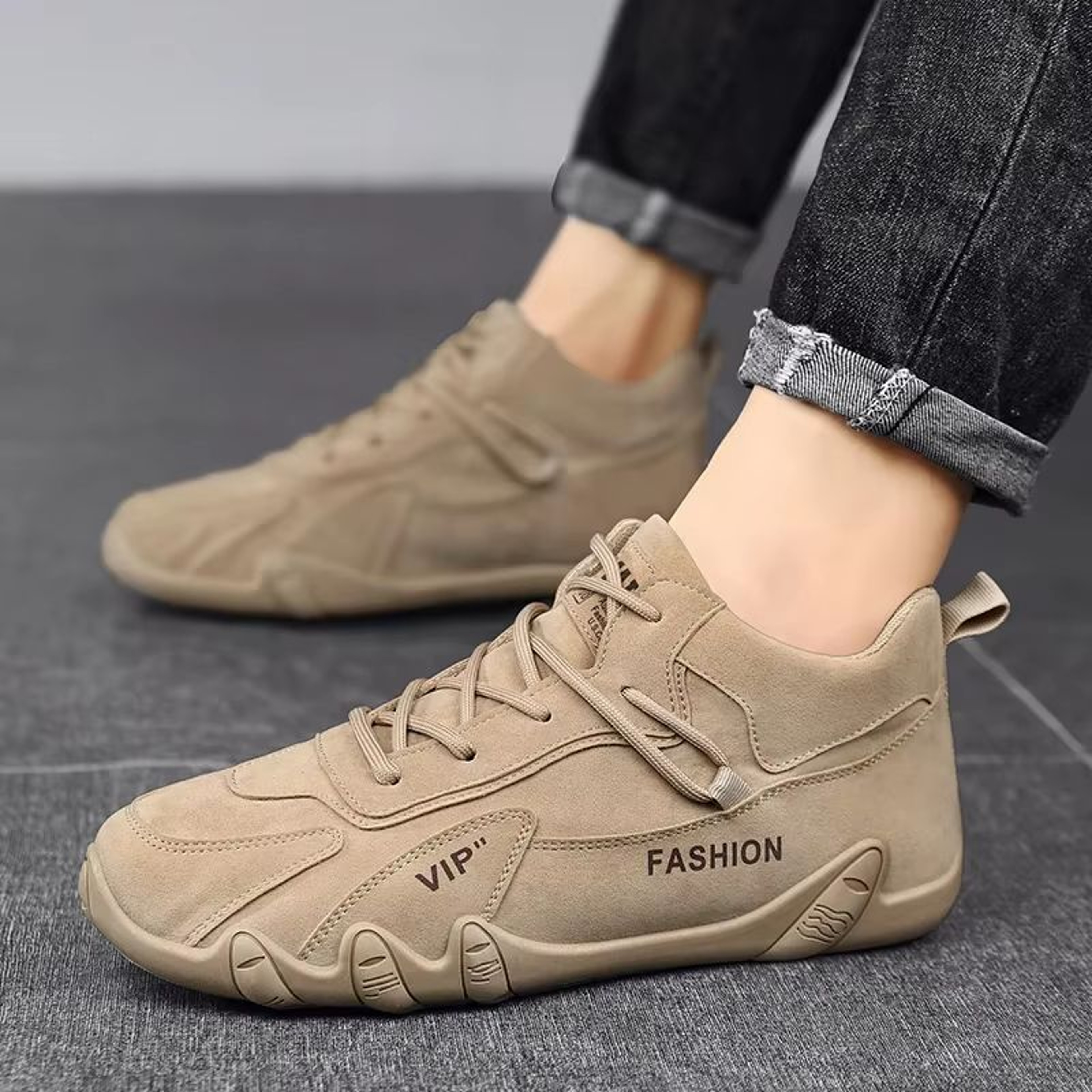 Mens Casual NonSlip Ankle Boots 2025 LaceUp Sneakers 2