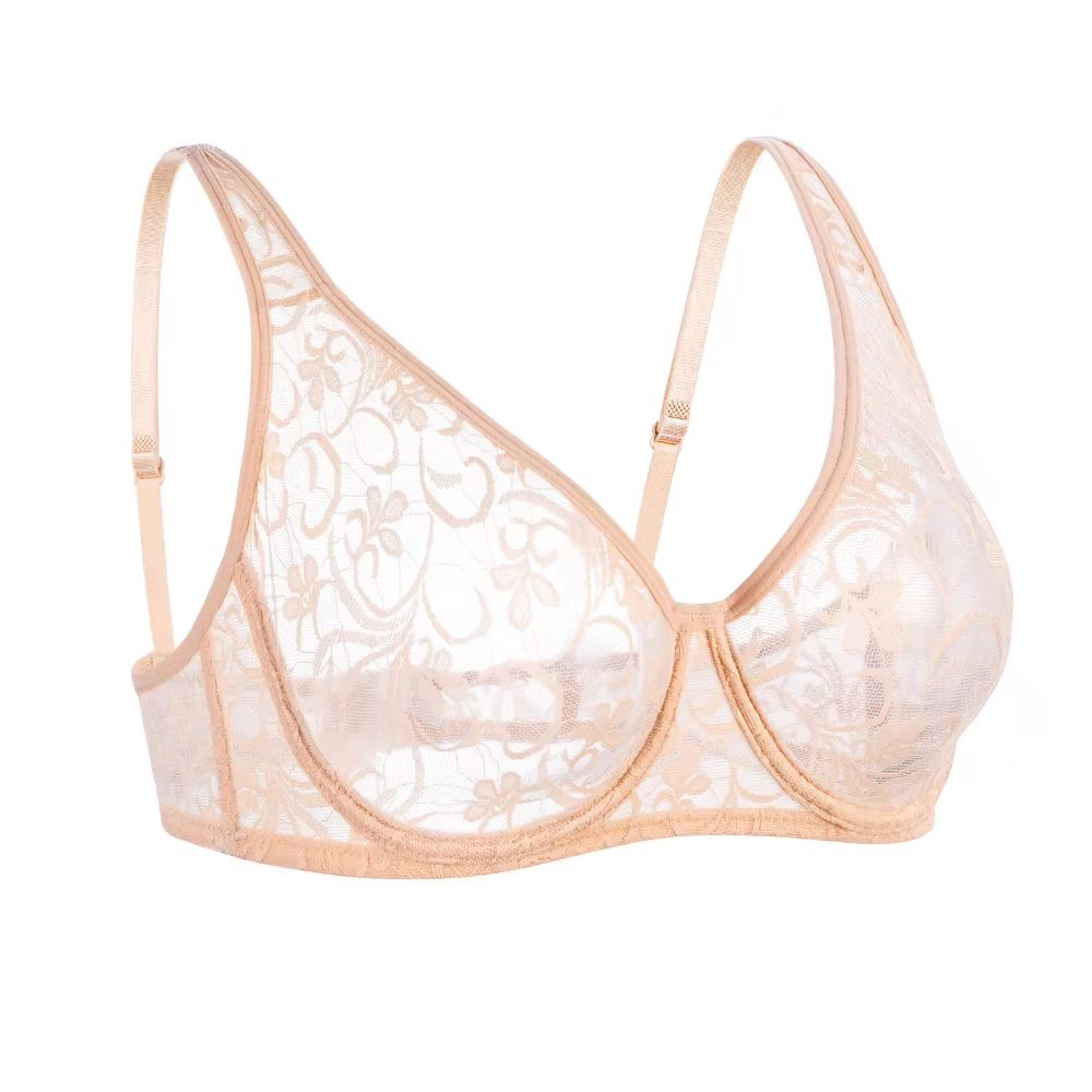Elegant Curve Lace Underwired Bra For Plus Size Women 7