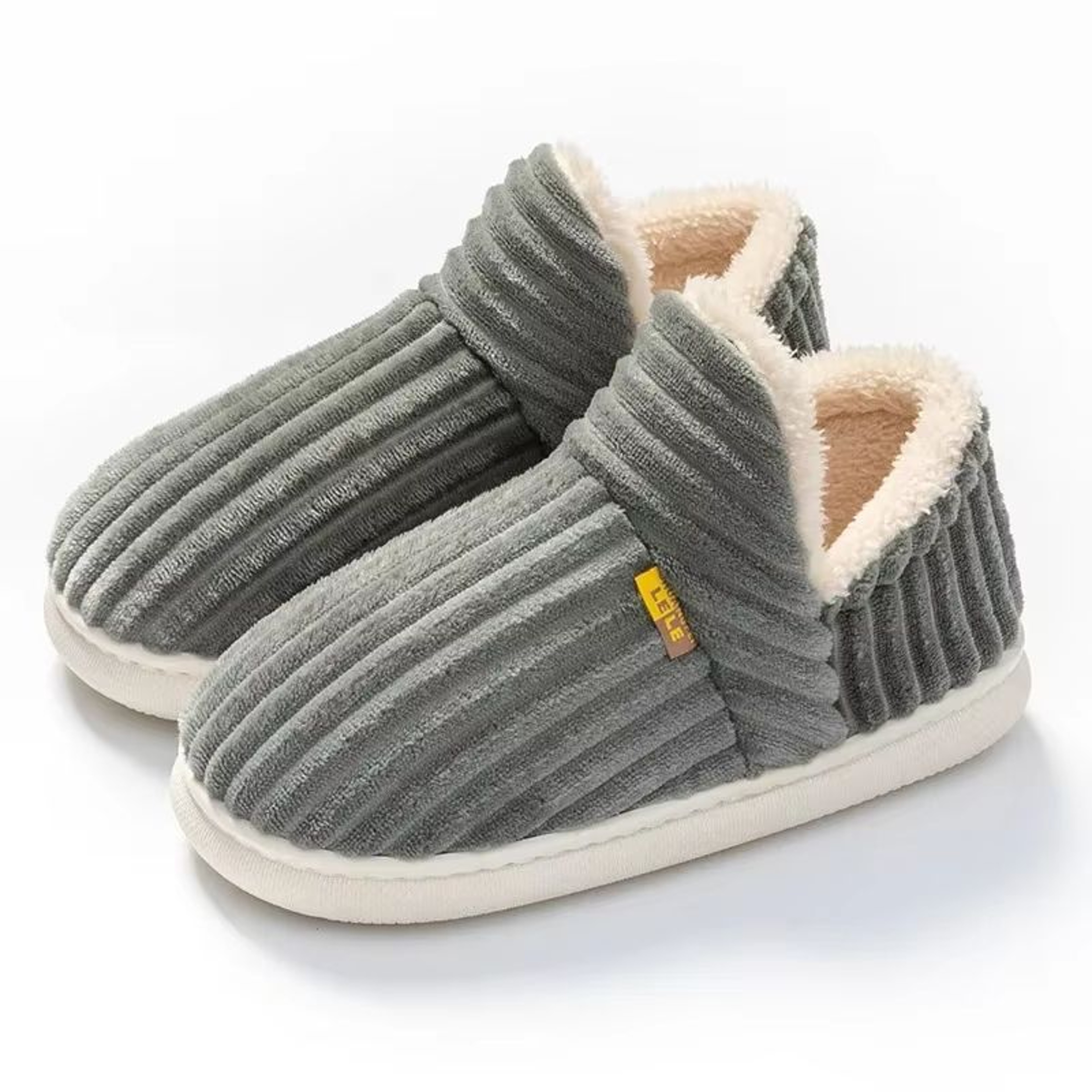 CozyStep Winter Couple Plush NonSlip Warm Slippers For Men Women Home Comfort 0
