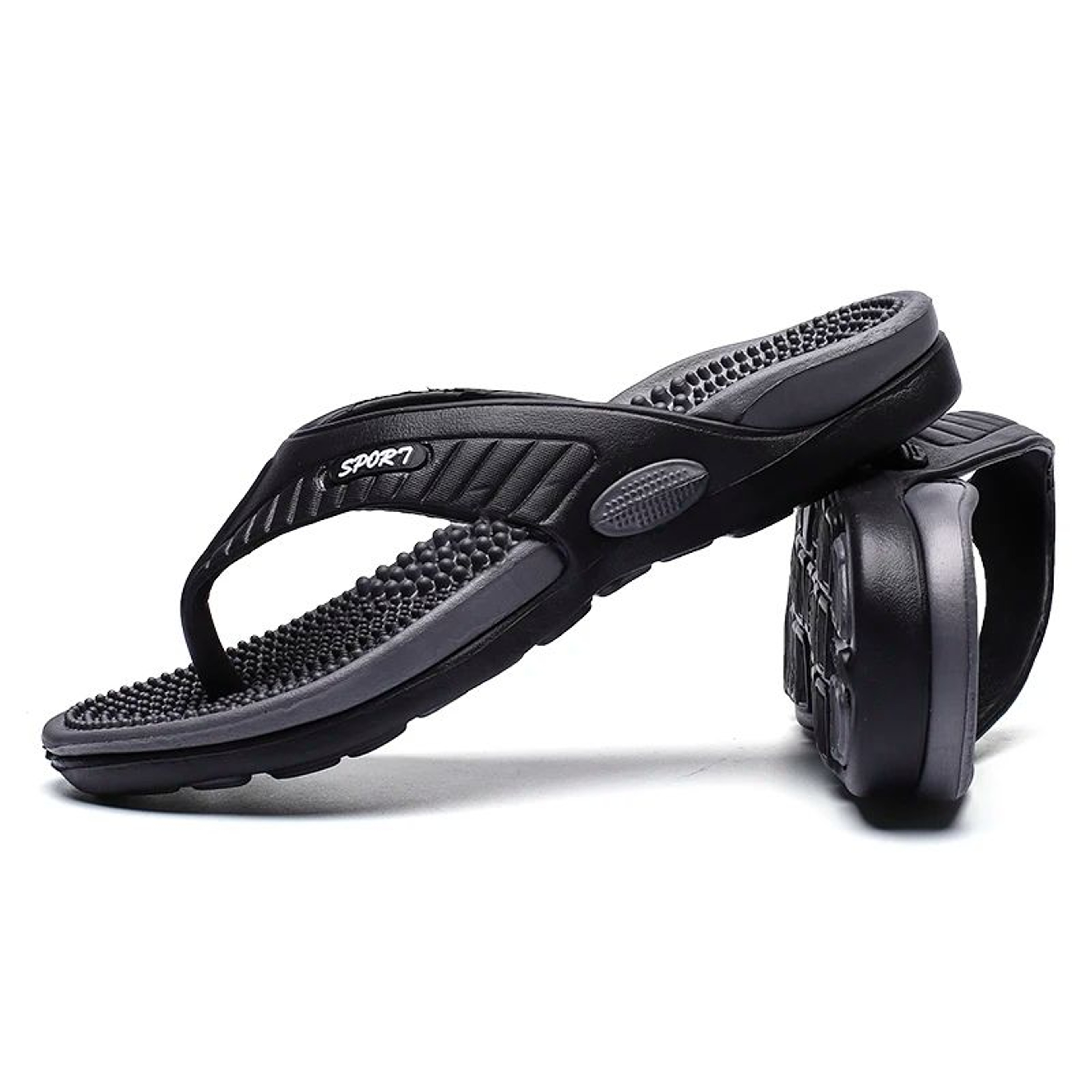 AirFlex Mens Massage EVA Beach Flip Flops Breathable Summer Sandals 2