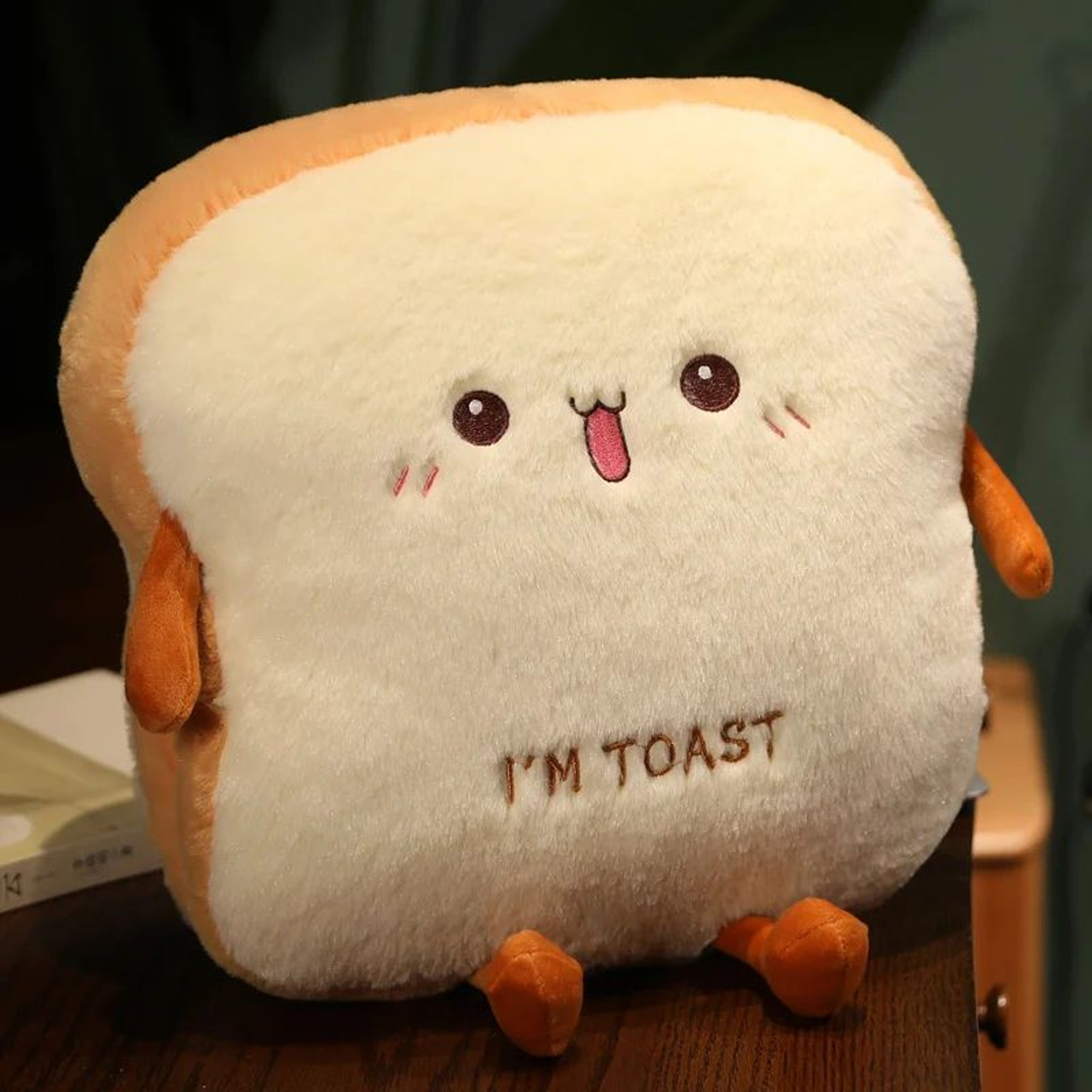 Soft Plush Bread Pillow 138in Toast Simulation Cushion Cute Home Decor Gift 5