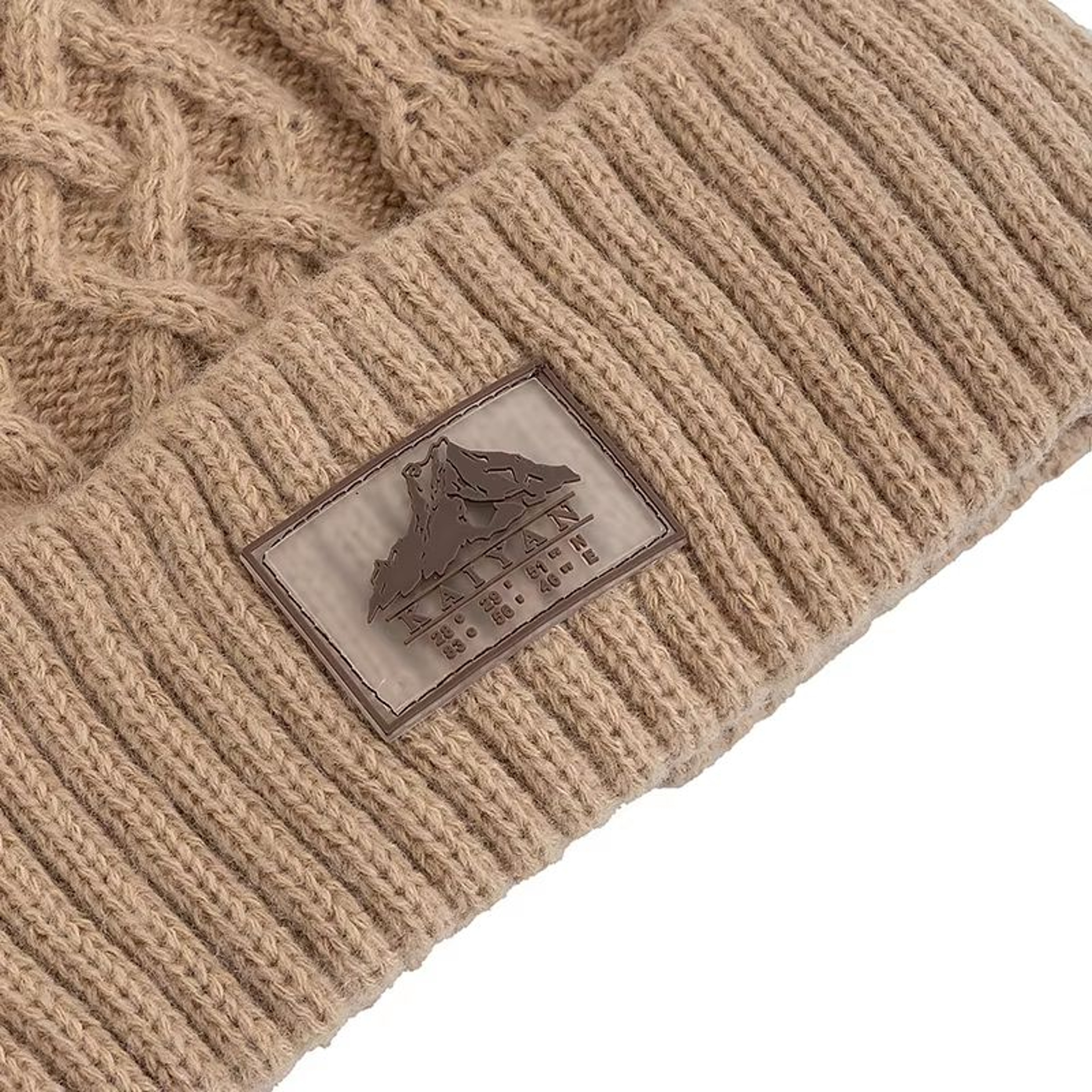 Unisex Plush Fur Lined Winter Beanie Hat For Outdoor Ski And Cold Weather 2