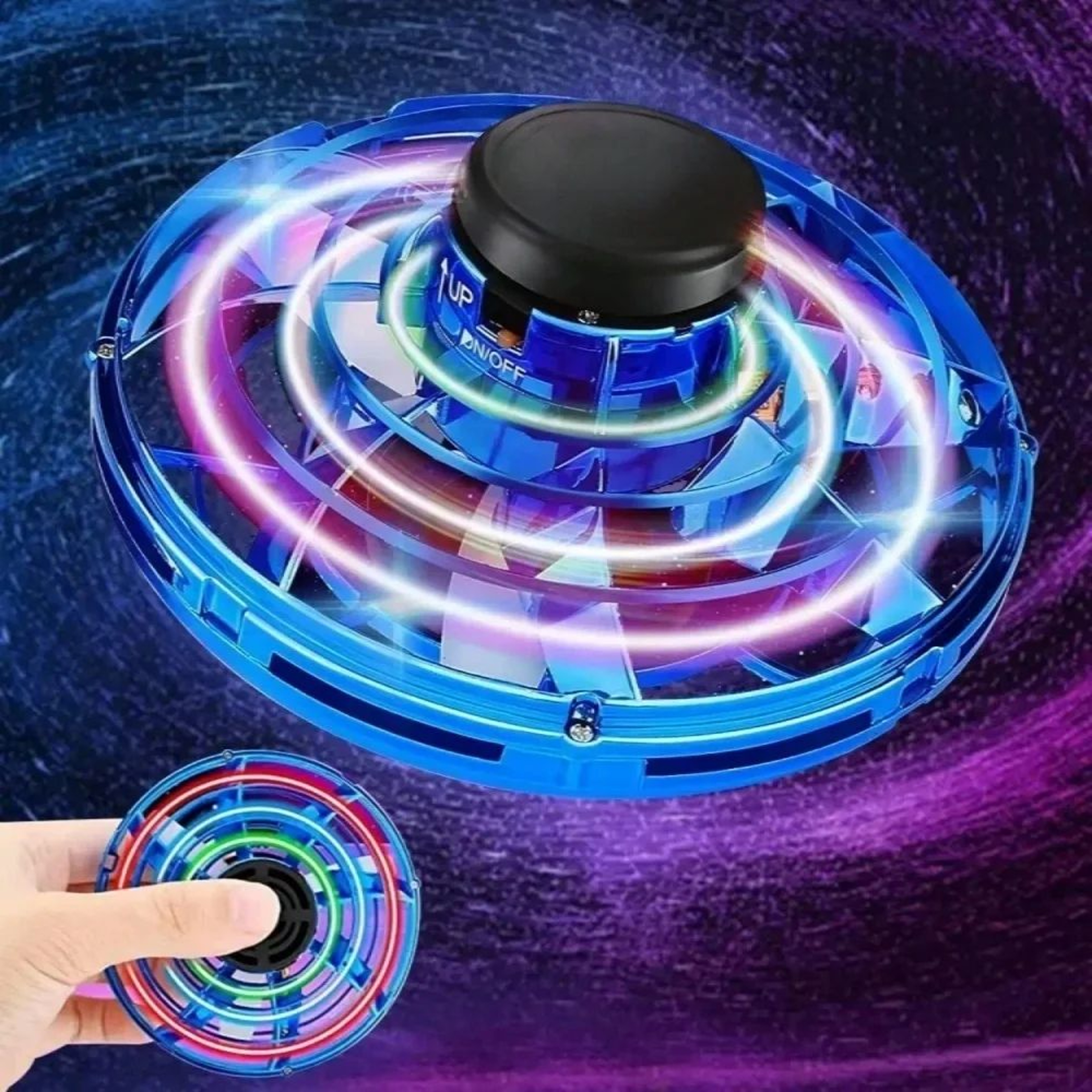 Fly Nova LED Flying Orb Ball Hand Controlled Boomerang Spinner Toy 0